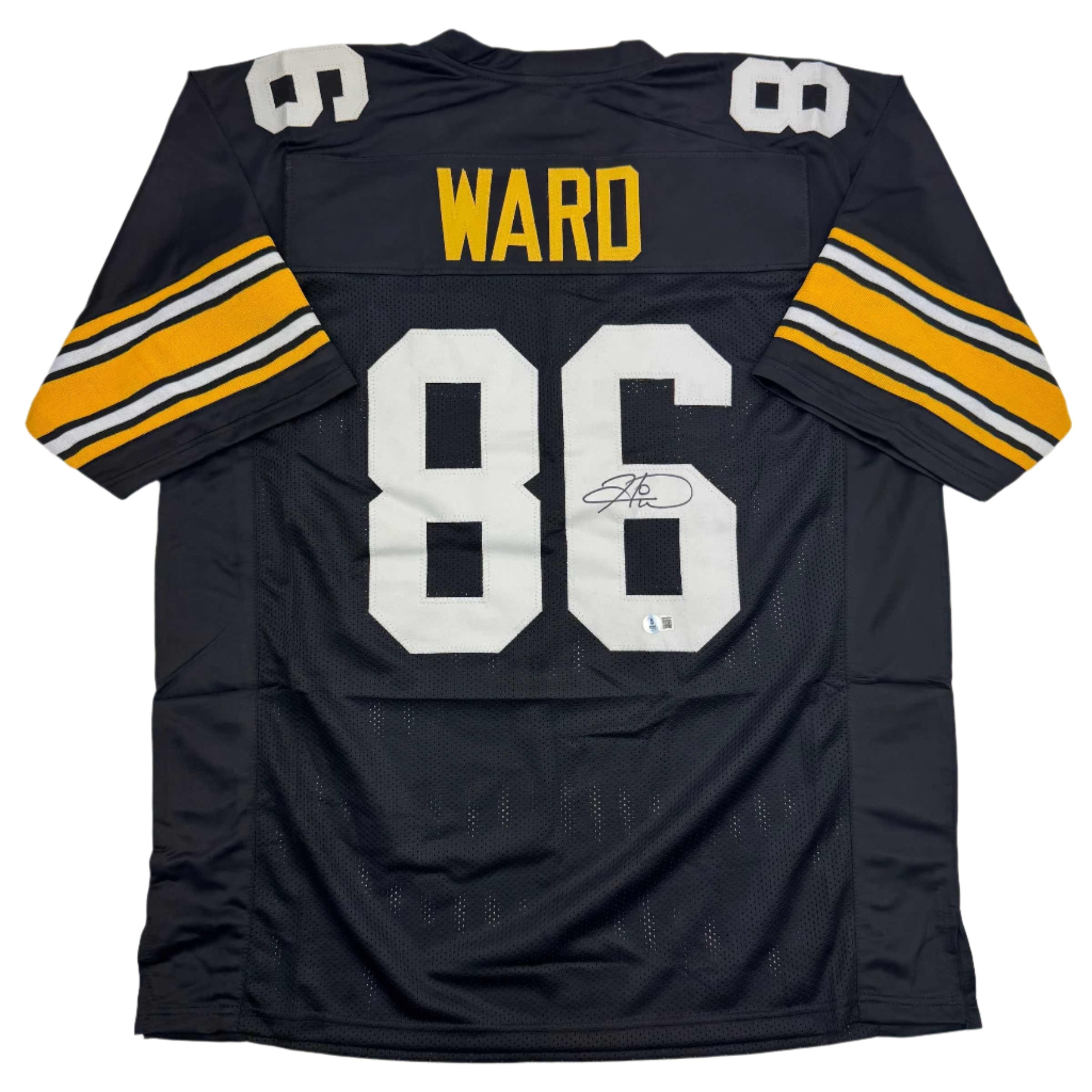 autographed-signed-hines-ward-pittsburgh-black-retro-football-jersey-beckett-bas-coa
