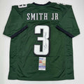 autographed-signed-nolan-smith-jr-philadelphia-green-football-jersey-jsa-coa