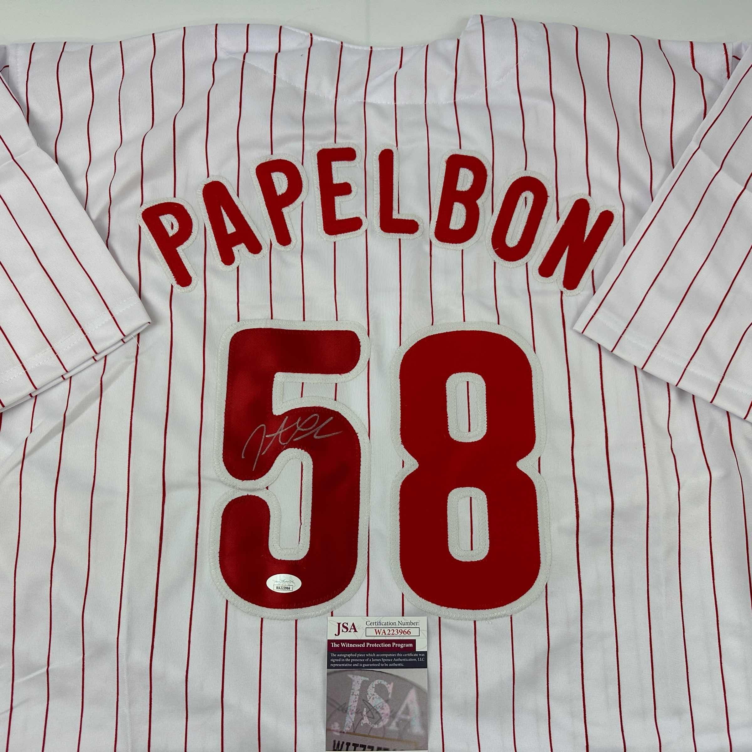 autographed-signed-jonathan-papelbon-philadelphia-pinstripe-baseball-jersey-jsa-coa