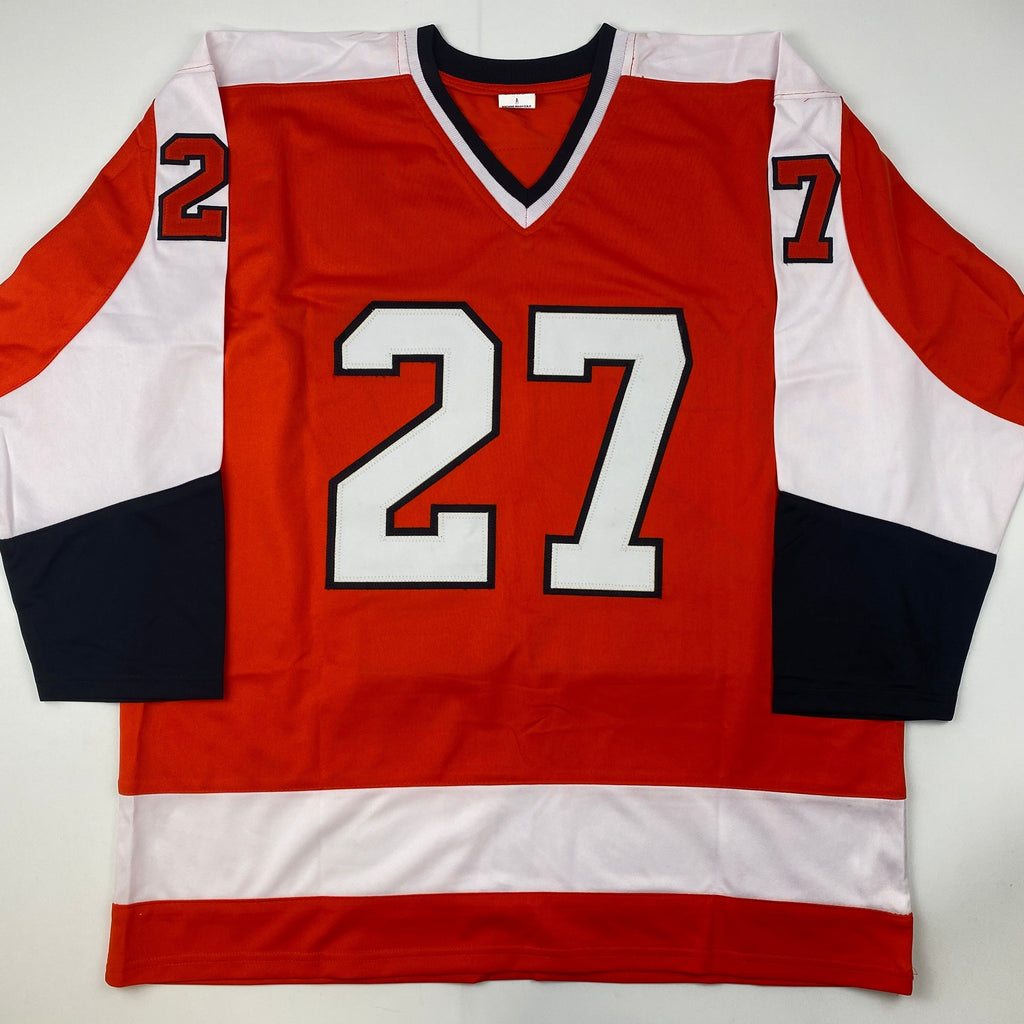 autographed-signed-reggie-leach-philadelphia-orange-hockey-jersey-jsa-coa