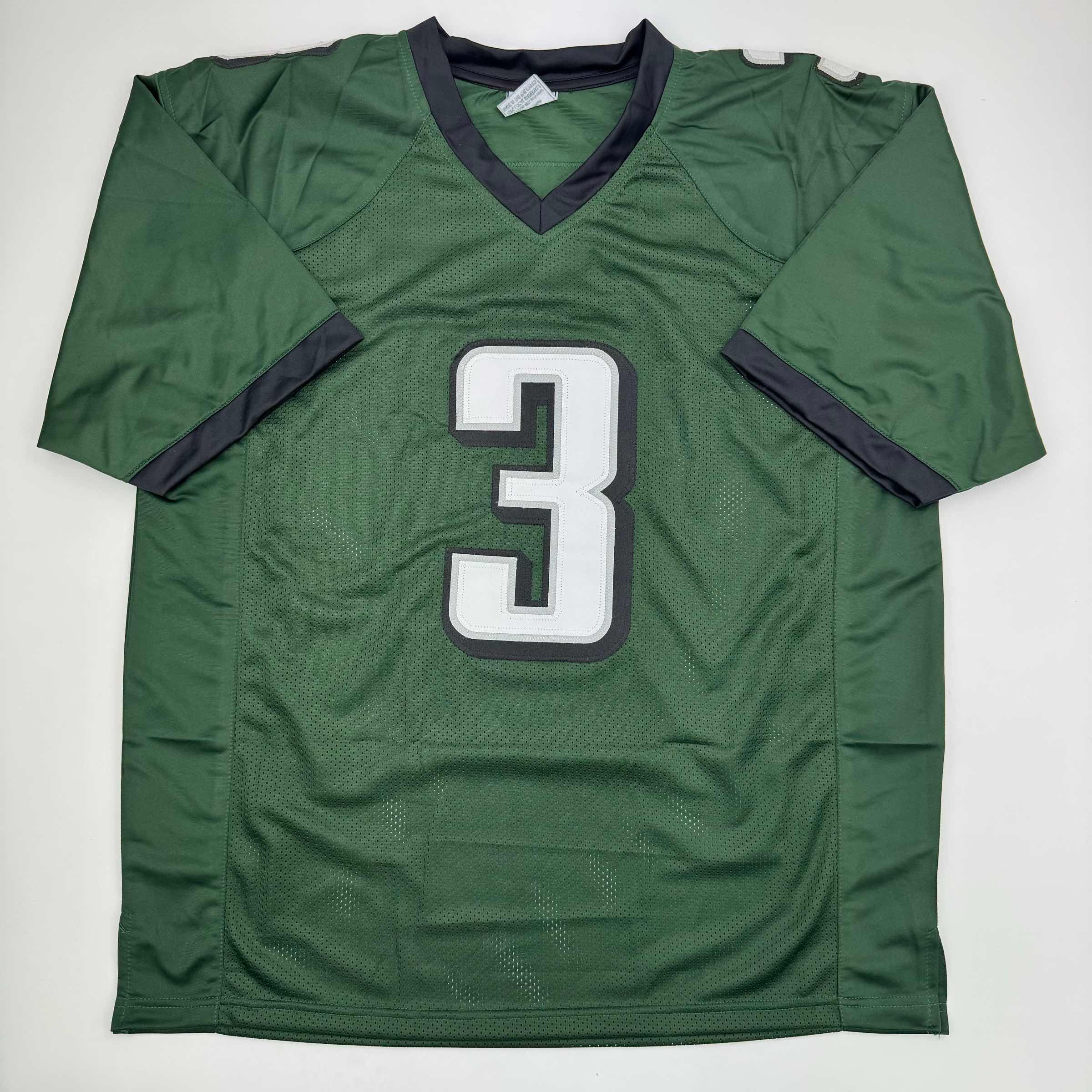 autographed-signed-nolan-smith-jr-philadelphia-green-football-jersey-jsa-coa