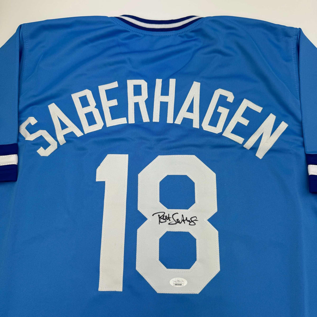 autographed-signed-bret-saberhagen-kansas-city-light-blue-baseball-jersey-jsa-coa