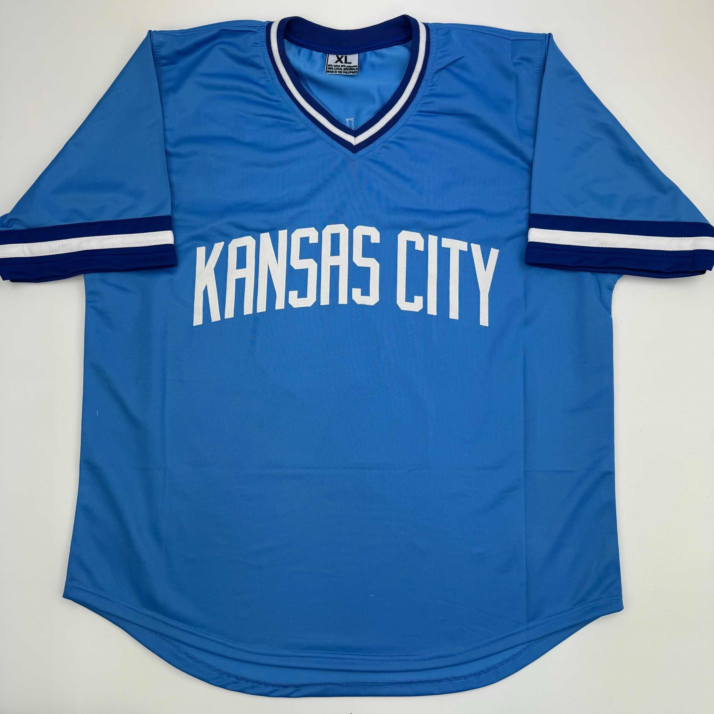 autographed-signed-bret-saberhagen-kansas-city-light-blue-baseball-jersey-jsa-coa