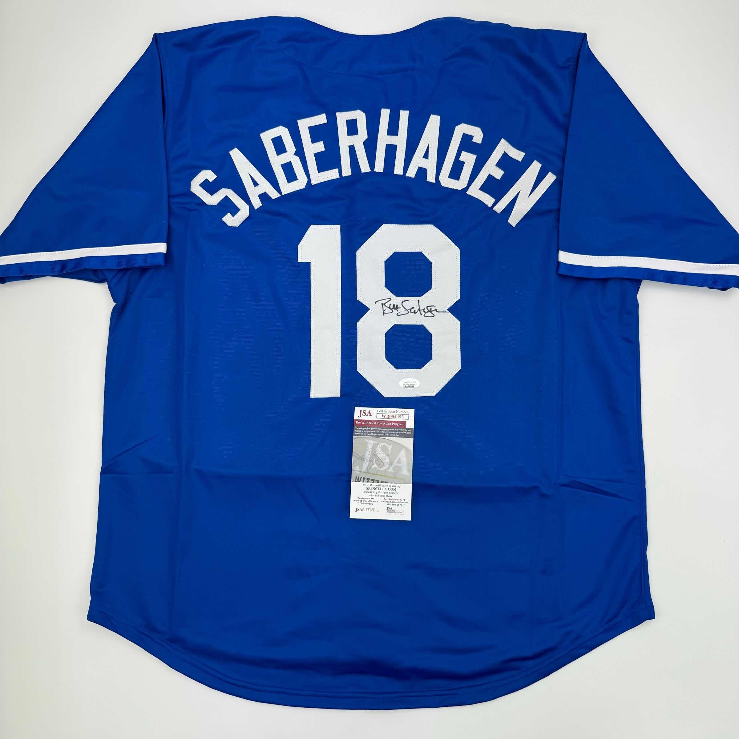 autographed-signed-bret-saberhagen-kansas-city-dark-blue-baseball-jersey-jsa-coa