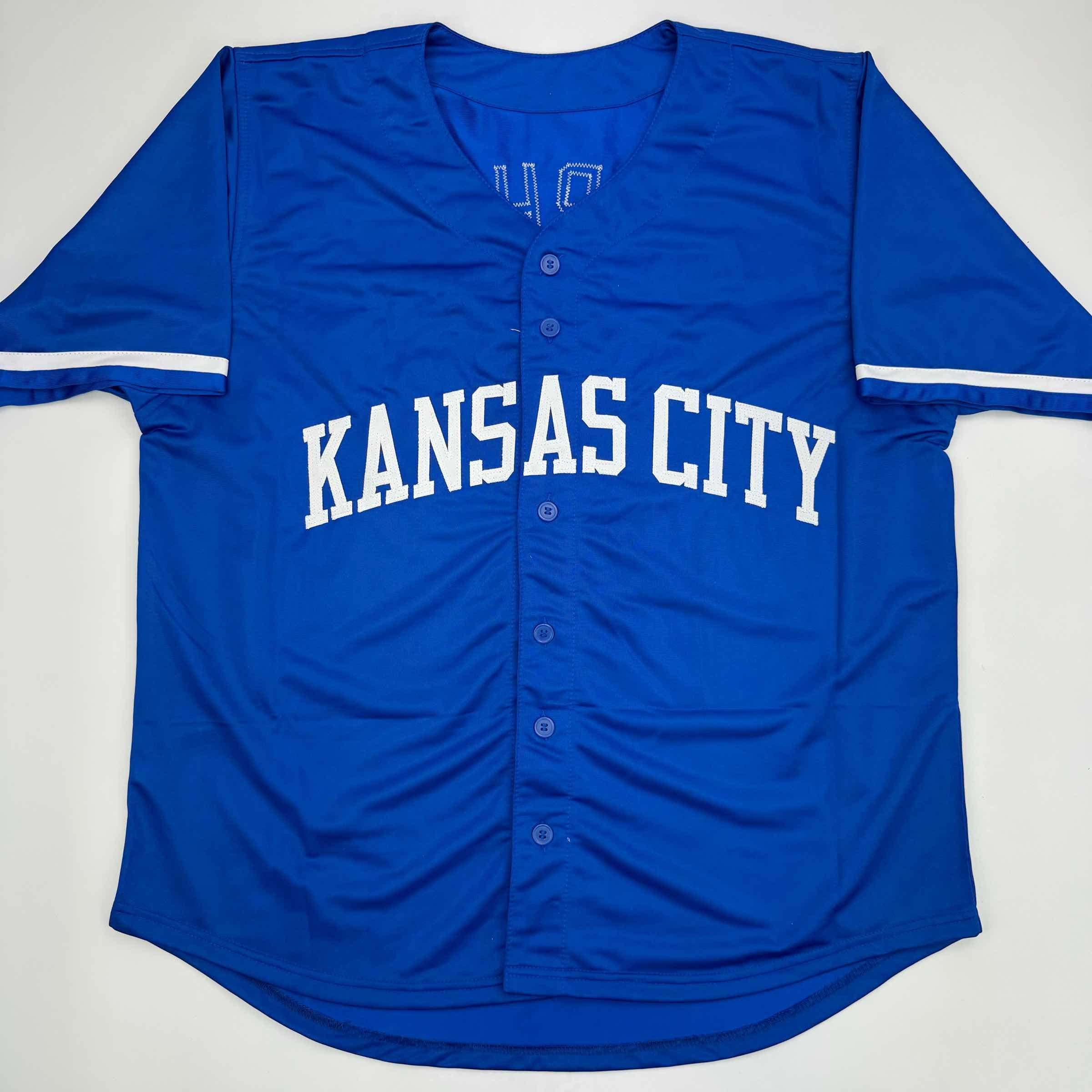 autographed-signed-bret-saberhagen-kansas-city-dark-blue-baseball-jersey-jsa-coa