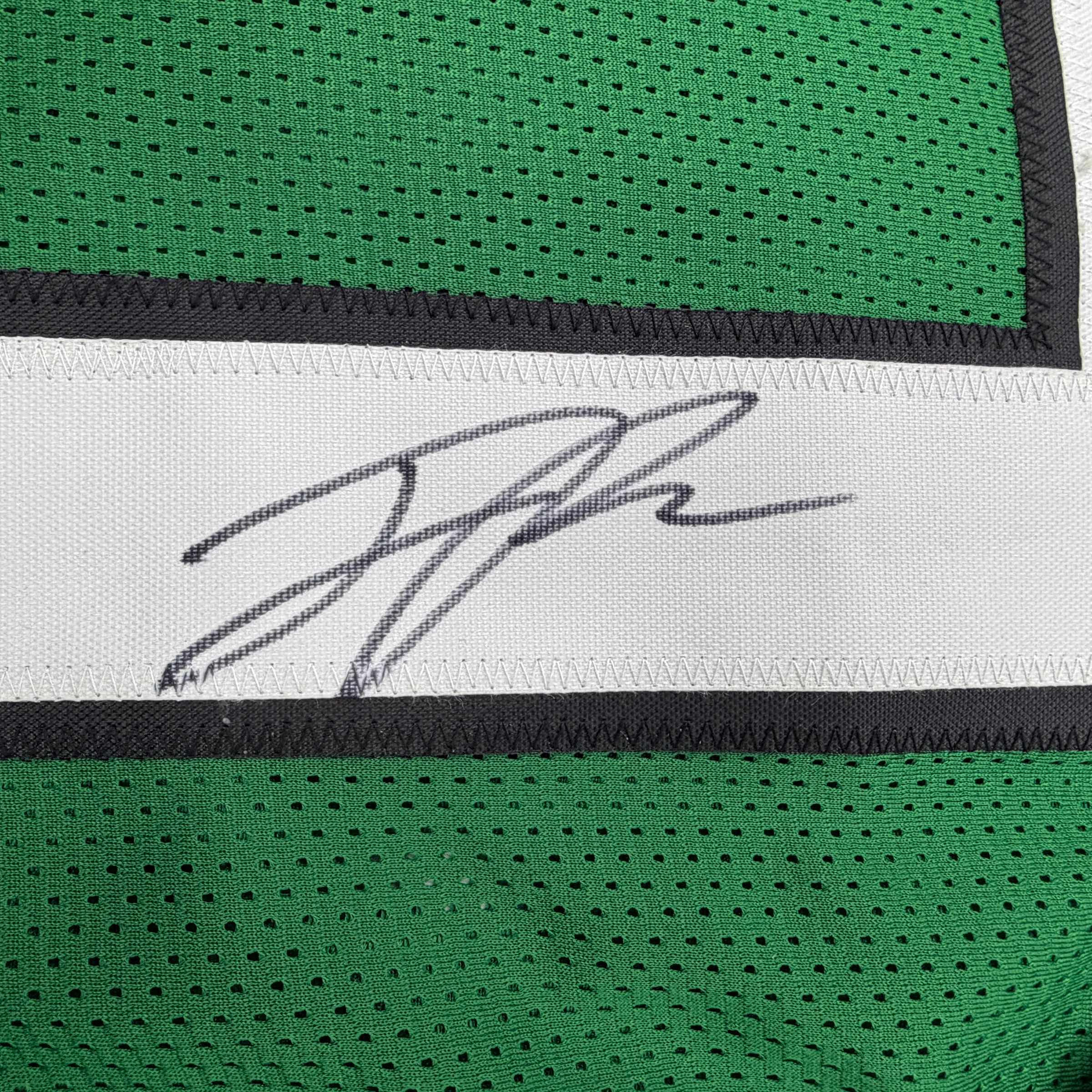 autographed-signed-jaelan-phillips-philadelphia-kelly-green-football-jersey-psa-dna-coa