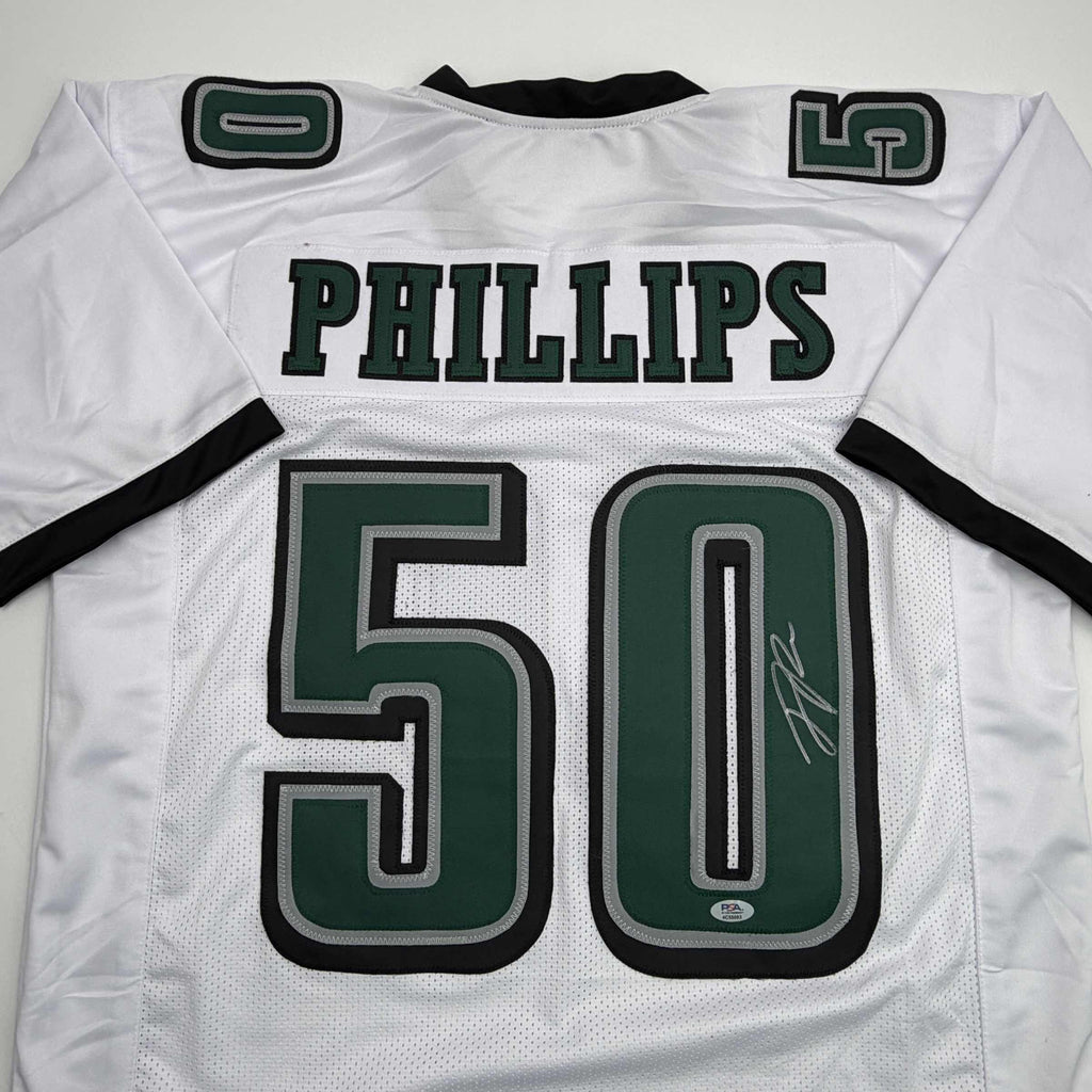 autographed-signed-jaelan-phillips-philadelphia-white-football-jersey-psa-dna-coa