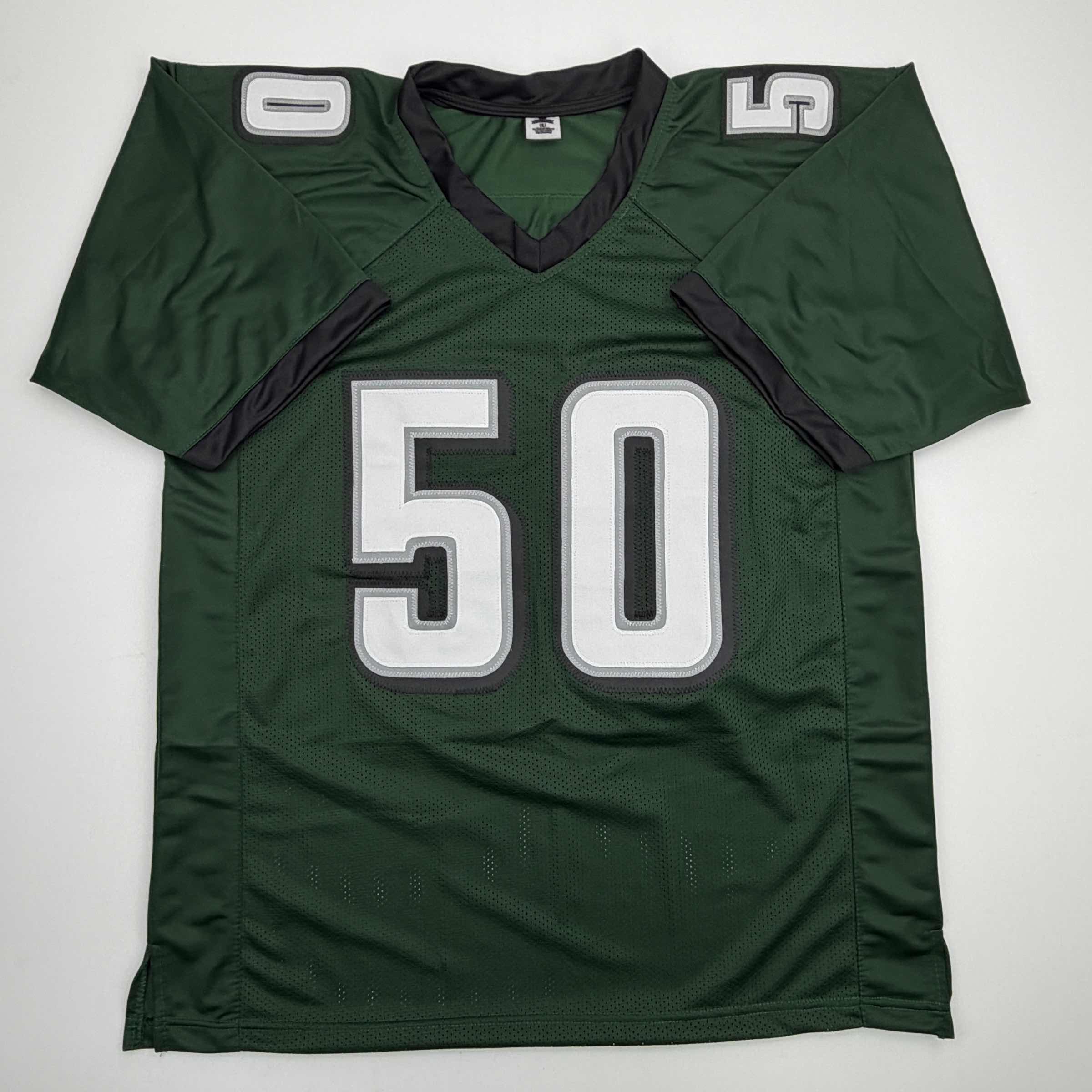 autographed-signed-jaelan-phillips-philadelphia-midnight-green-football-jersey-psa-dna-coa