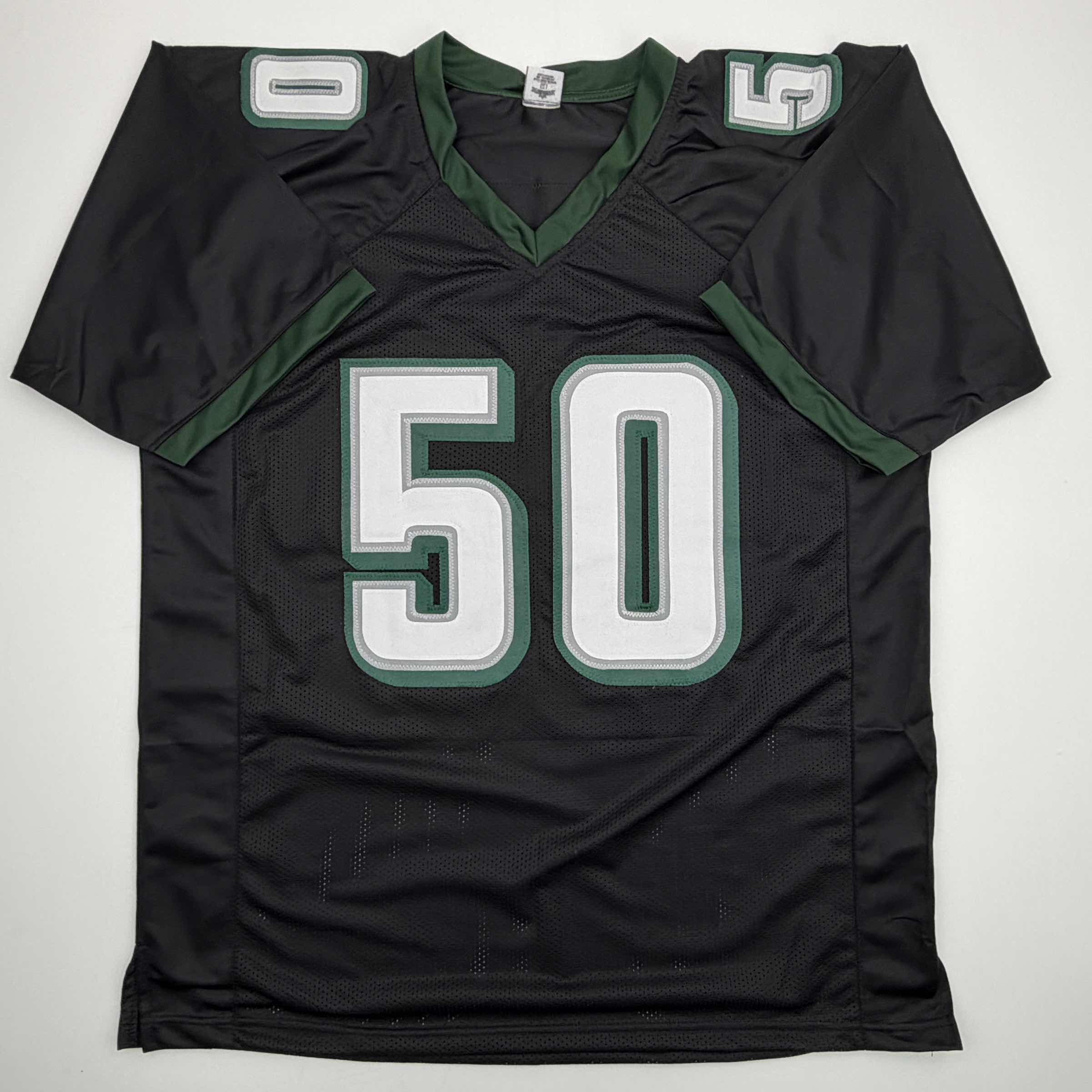 autographed-signed-jaelan-phillips-philadelphia-black-football-jersey-psa-dna-coa