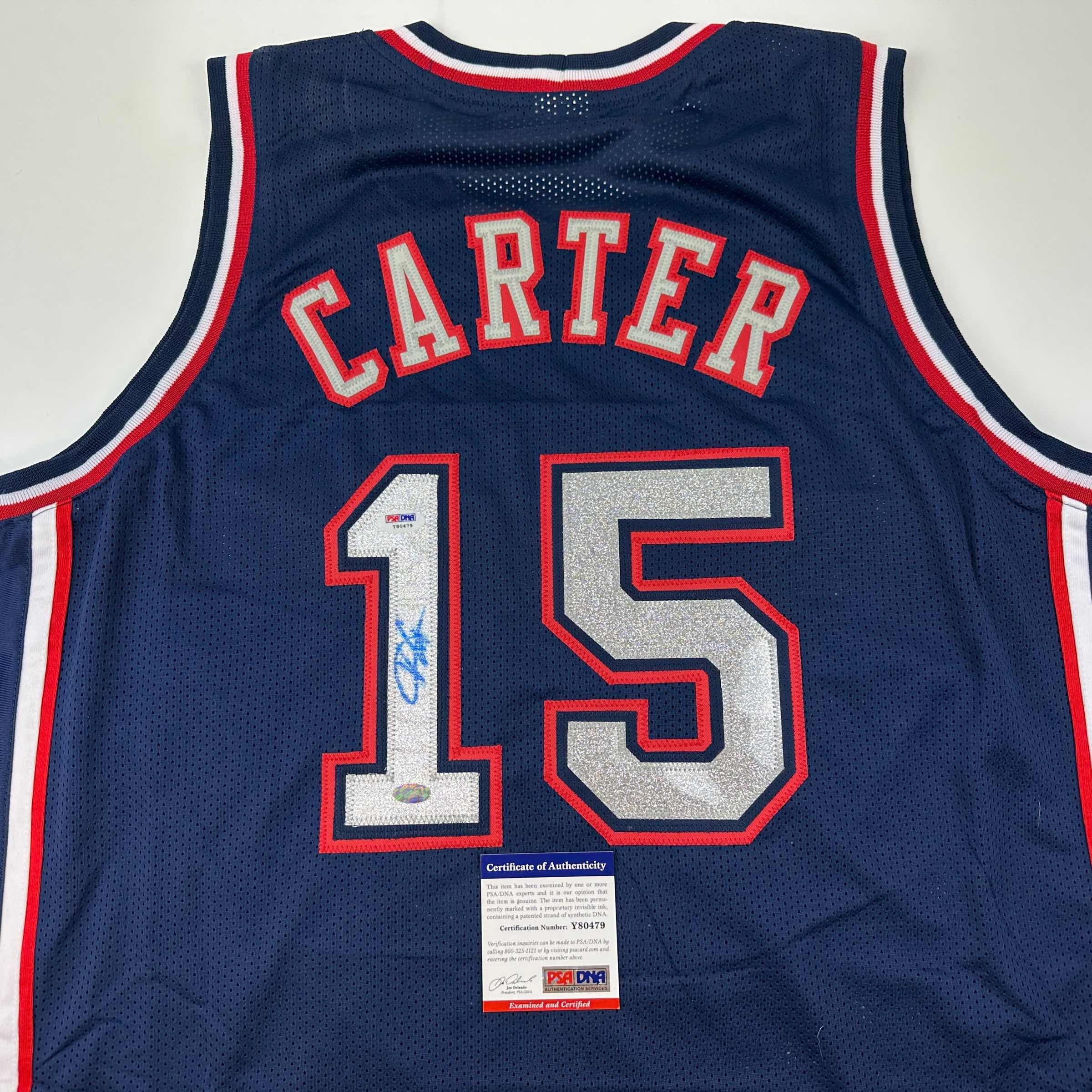 autographed-signed-vince-carter-new-jersey-nj-navy-blue-basketball-jersey-psa-dna-coa