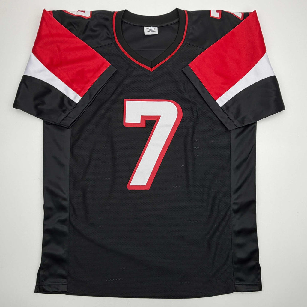 autographed-signed-michael-mike-vick-atlanta-black-football-jersey-beckett-bas-coa