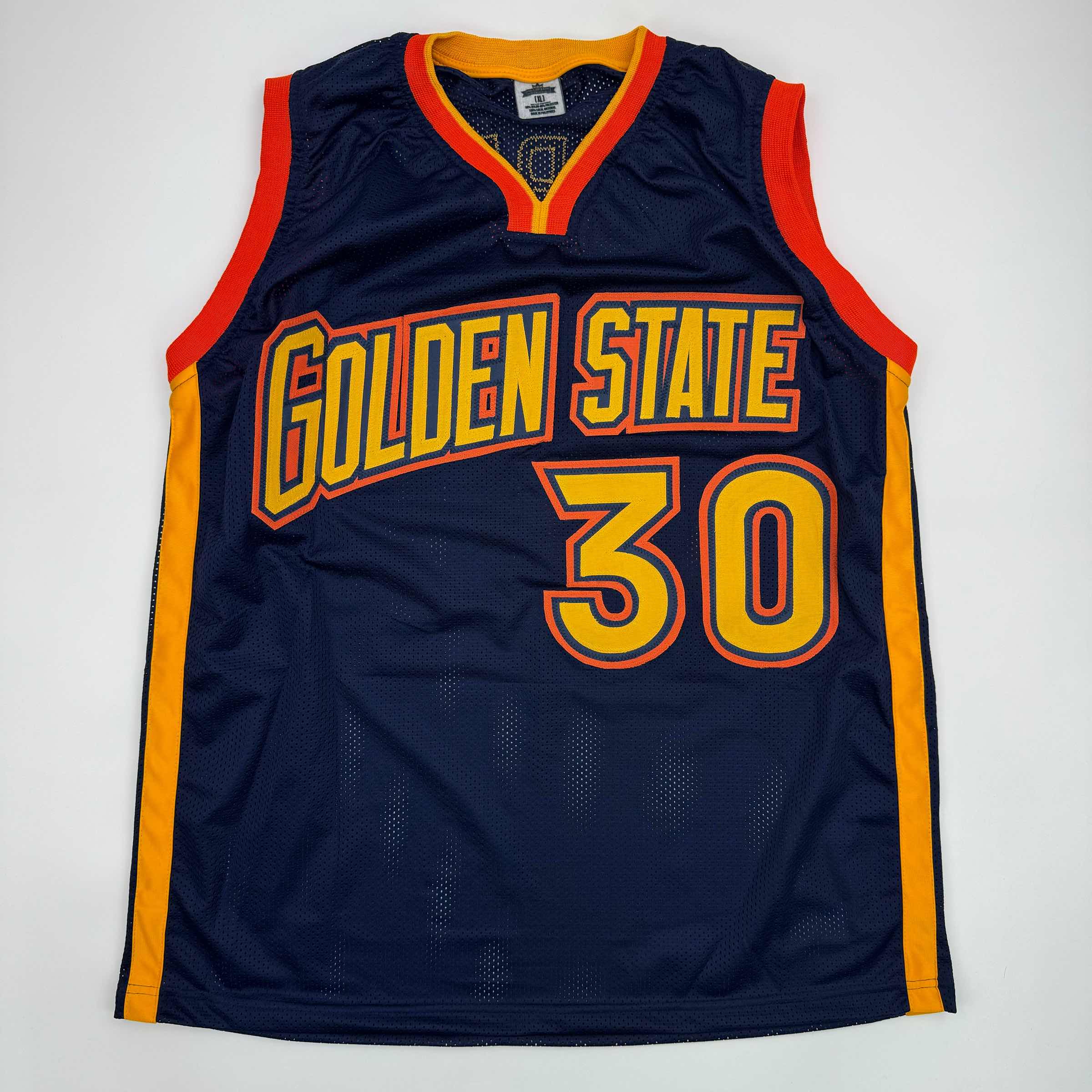 autographed-signed-stephen-steph-curry-golden-state-navy-blue-throwback-basketball-jersey-jsa-coa