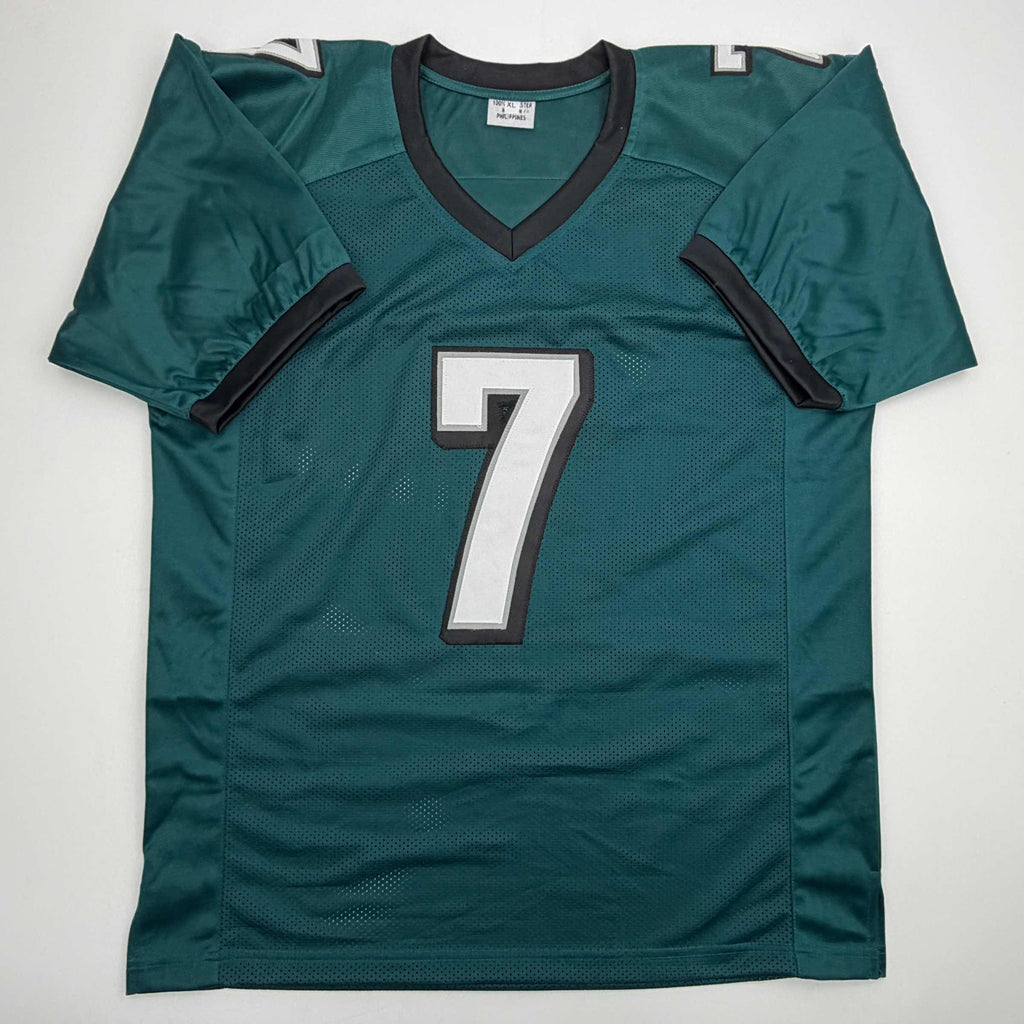 autographed-signed-michael-mike-vick-philadelphia-green-football-jersey-beckett-bas-coa