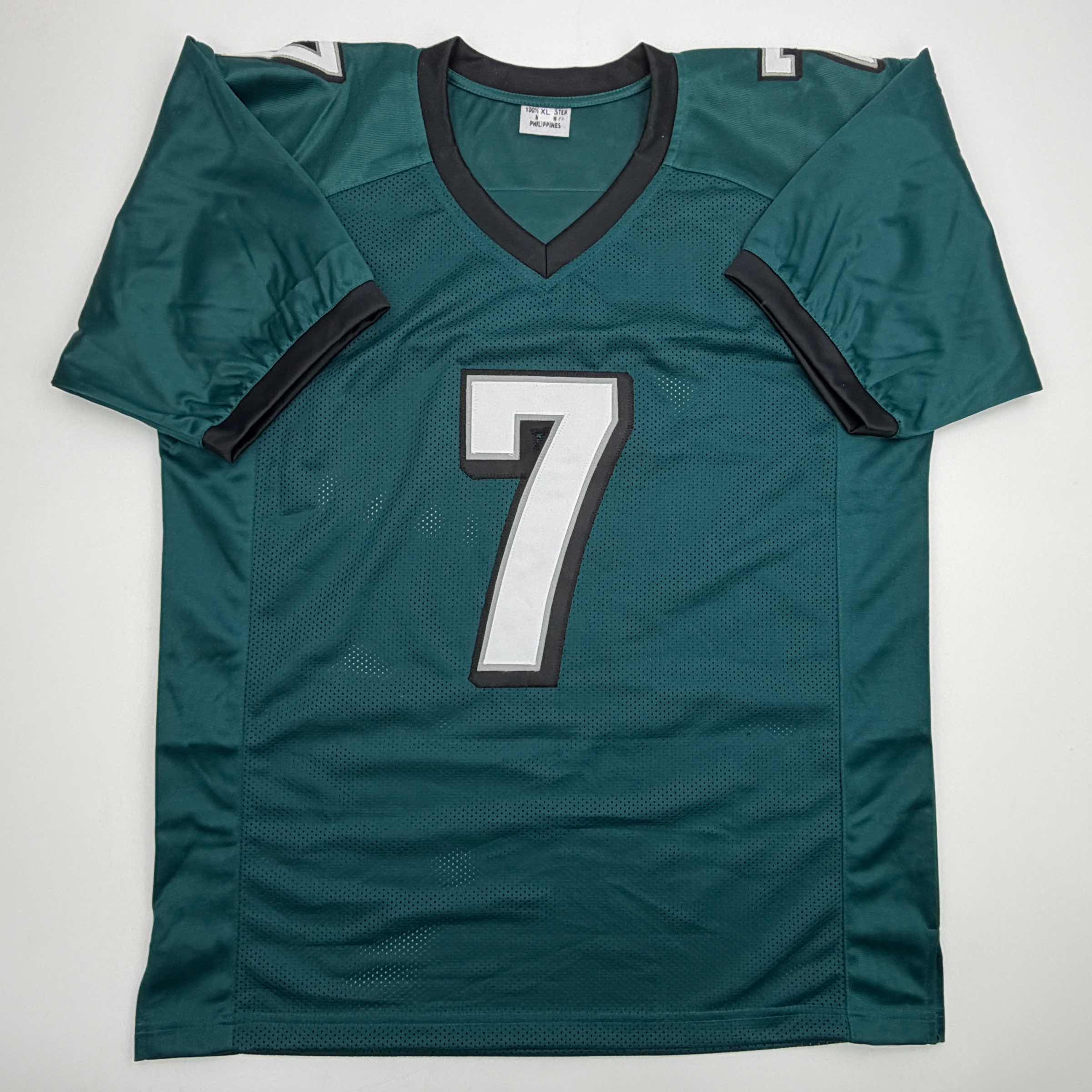 autographed-signed-michael-mike-vick-philadelphia-green-football-jersey-beckett-bas-coa