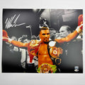 autographed-signed-mike-tyson-belts-boxing-16x20-photo-jsa-coa