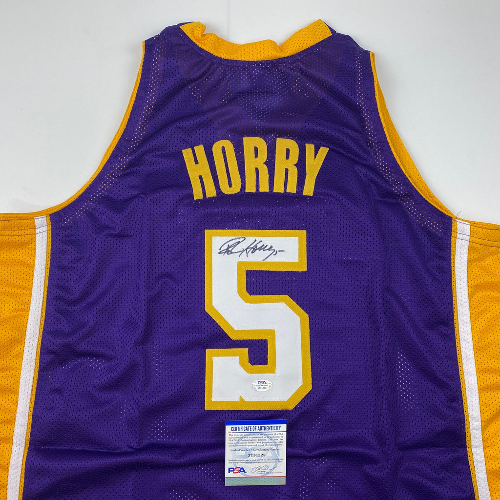 autographed-signed-robert-horry-los-angeles-la-purple-basketball-jersey-psa-dna-coa