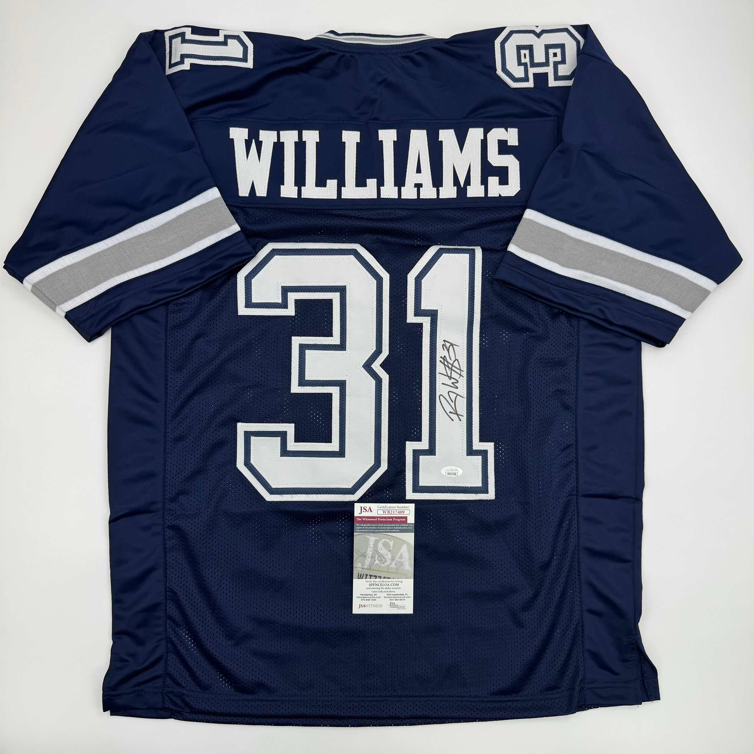 autographed-signed-roy-williams-dallas-blue-football-jersey-jsa-coa