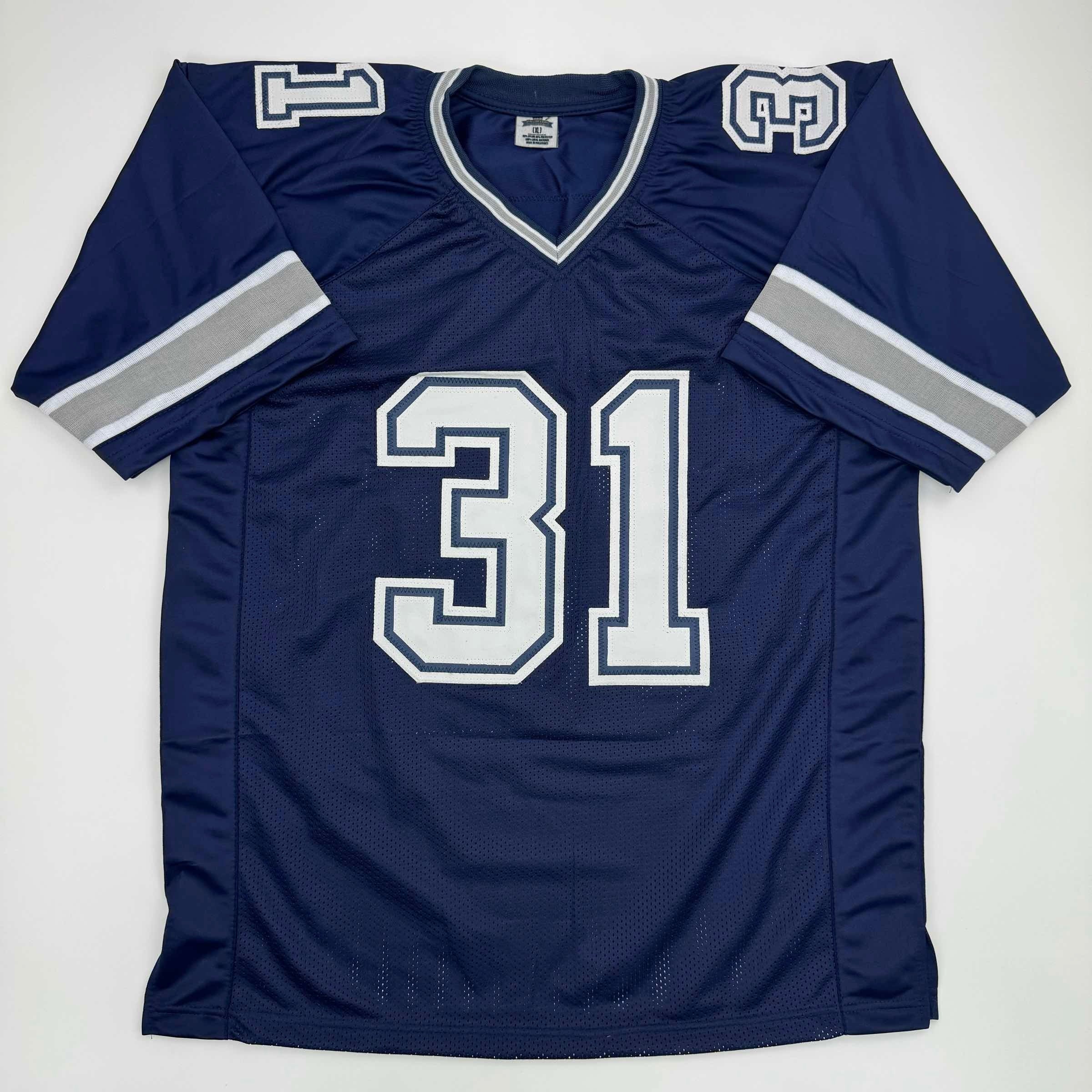 autographed-signed-roy-williams-dallas-blue-football-jersey-jsa-coa