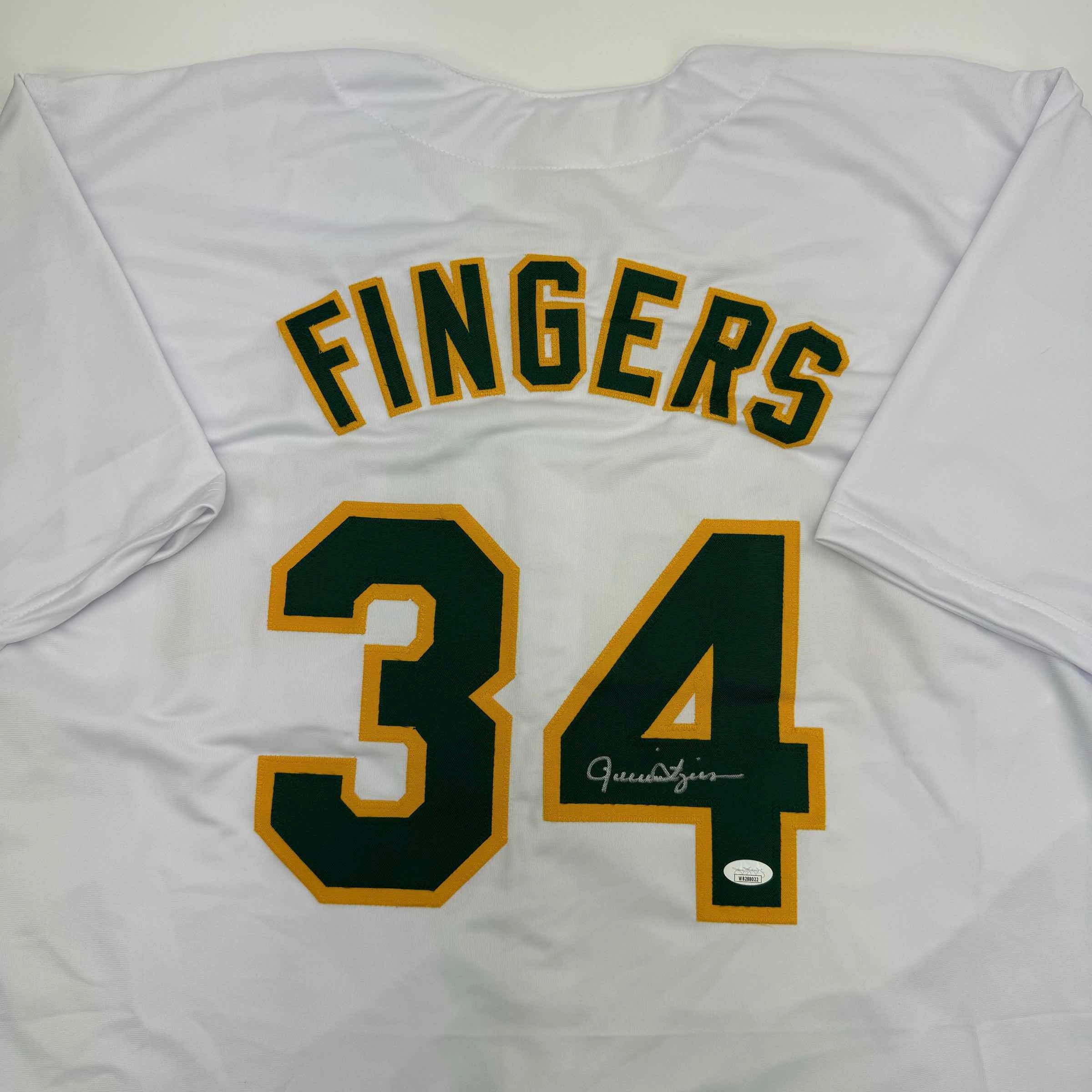 autographed-signed-rollie-fingers-oakland-white-baseball-jersey-jsa-coa