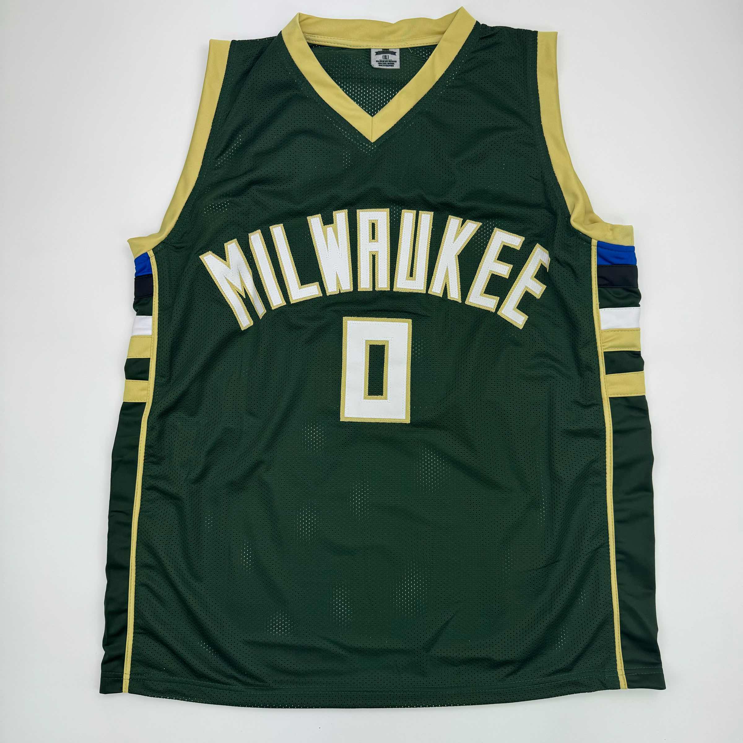 autographed-signed-damian-lillard-milwaukee-green-basketball-jersey-beckett-bas-coa-2