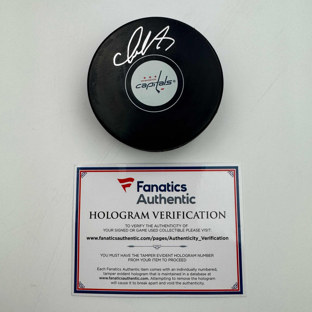autographed-signed-alexander-alex-ovechkin-washington-capitals-logo-hockey-puck-fanatics-coa