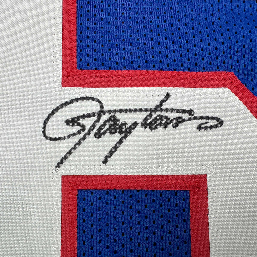 autographed-signed-lawrence-taylor-new-york-blue-stat-football-jersey-beckett-bas-coa