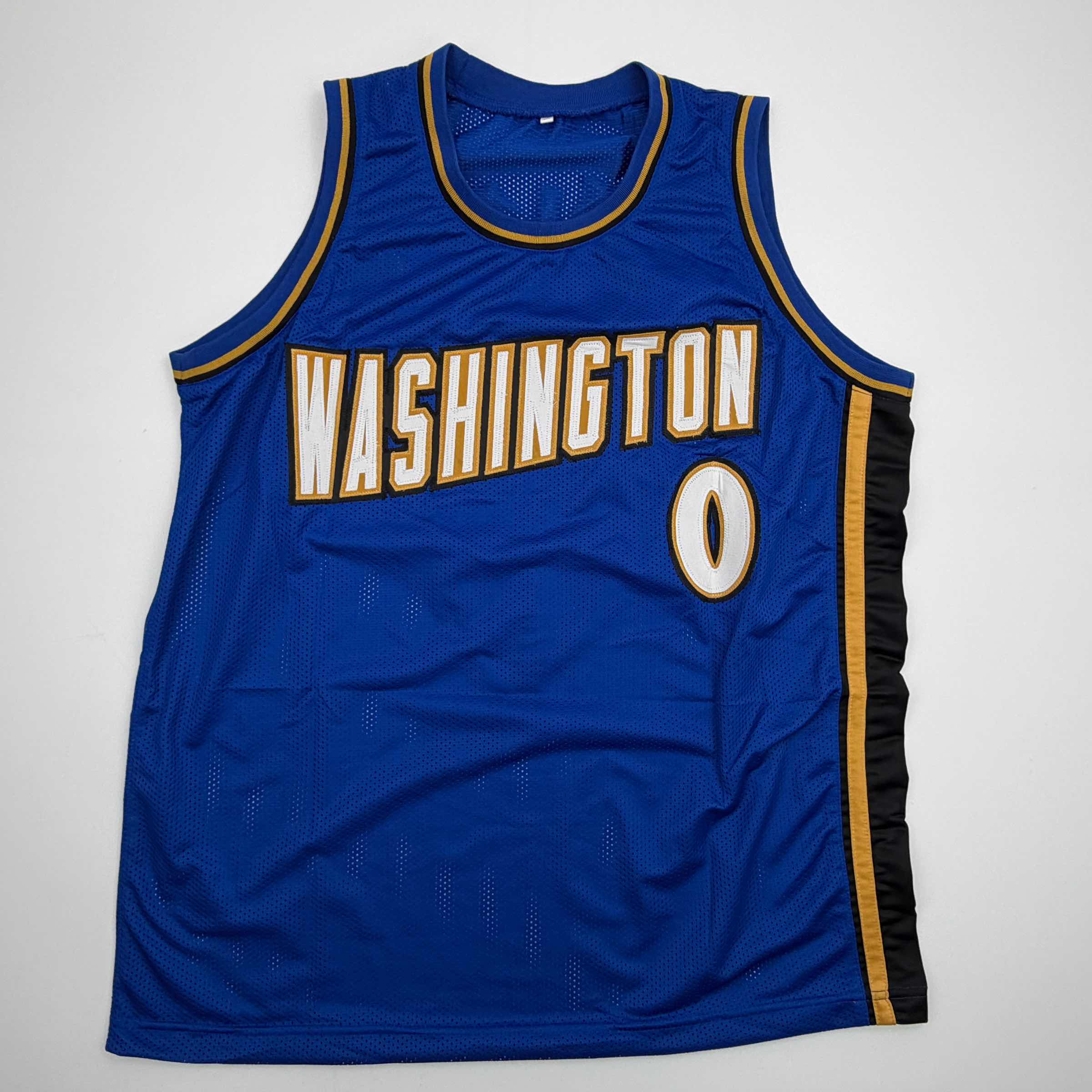 autographed-signed-gilbert-arenas-washington-blue-basketball-jersey-beckett-bas-coa