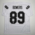 autographed-signed-brock-bowers-las-vegas-oakland-white-football-jersey-beckett-bas-coa