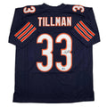 autographed-signed-charles-tillman-peanut-chicago-blue-football-jersey-beckett-bas-coa