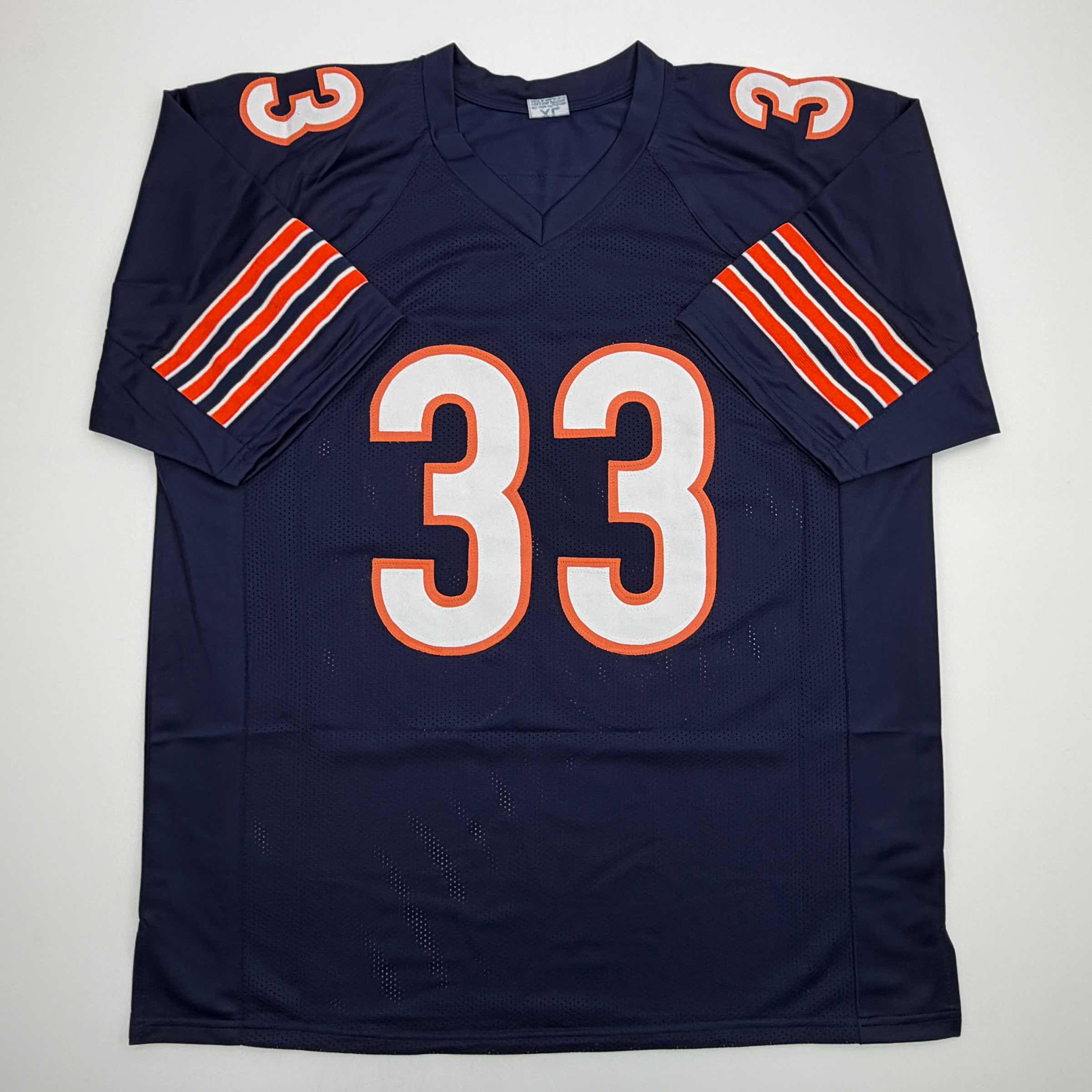 autographed-signed-charles-tillman-peanut-chicago-blue-football-jersey-beckett-bas-coa