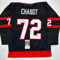 autographed-signed-thomas-chabot-ottawa-black-hockey-jersey-jsa-coa