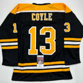 autographed-signed-charlie-coyle-boston-black-hockey-jersey-jsa-coa