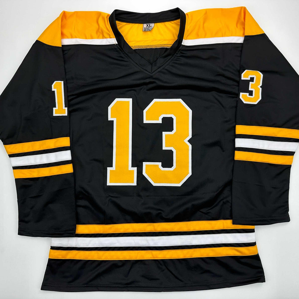 autographed-signed-charlie-coyle-boston-black-hockey-jersey-jsa-coa