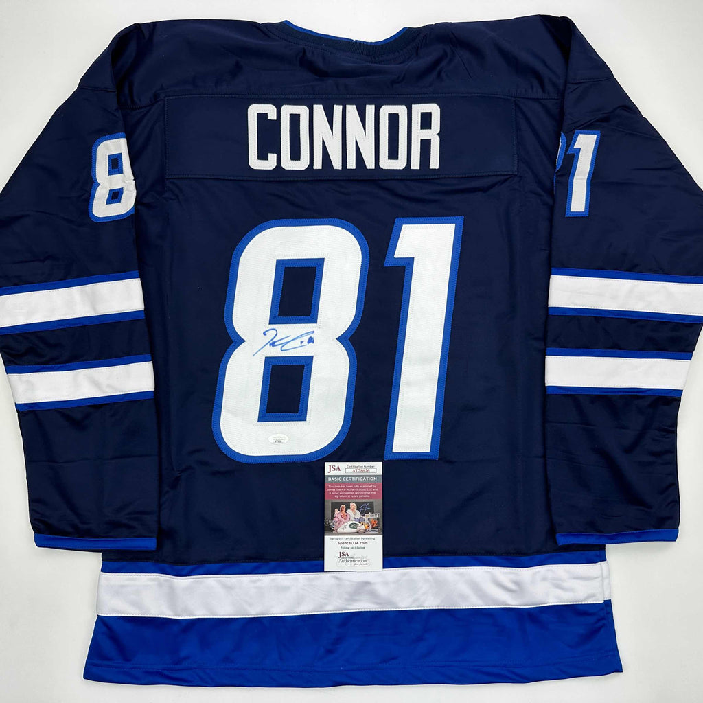 autographed-signed-kyle-connor-winnipeg-blue-hockey-jersey-jsa-coa