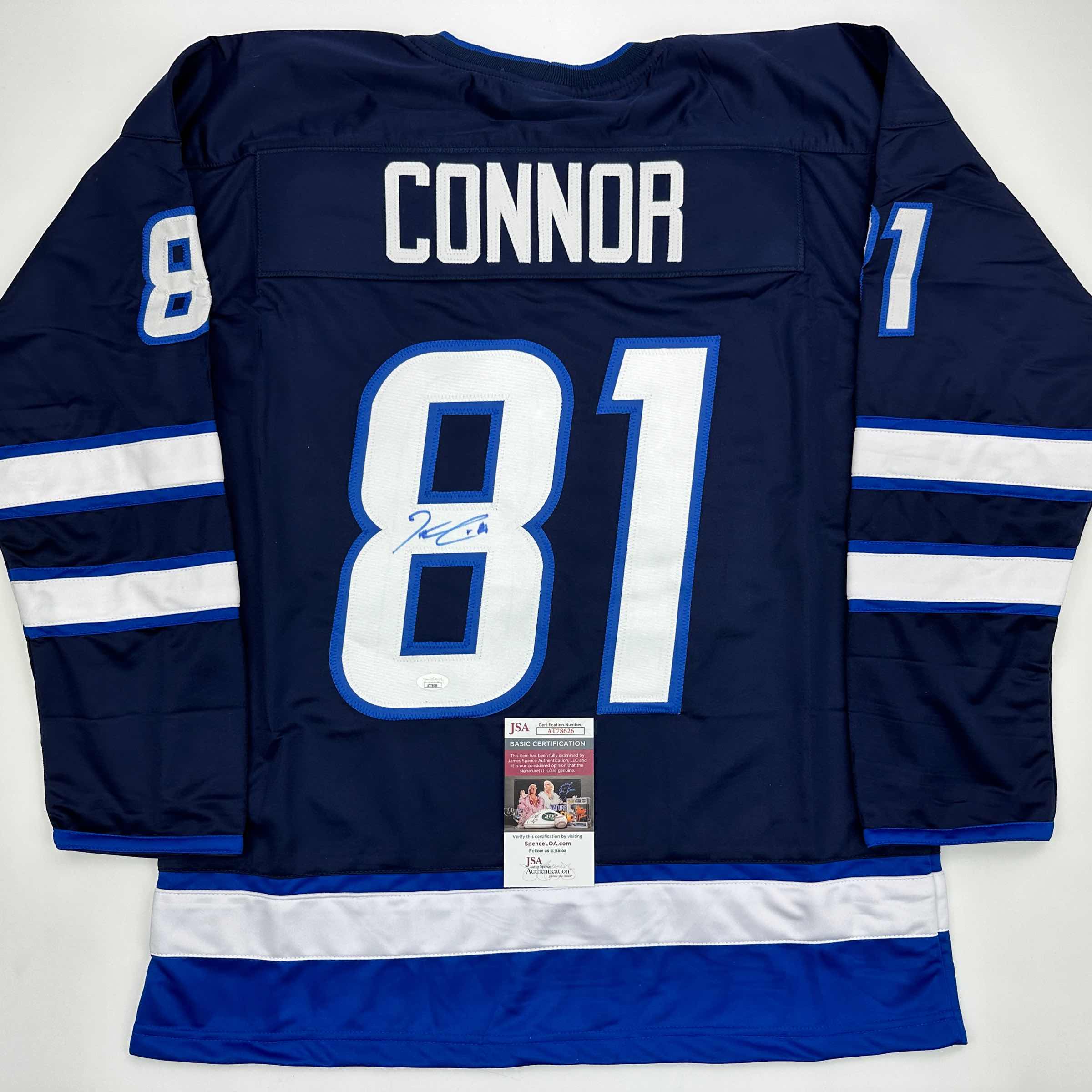 autographed-signed-kyle-connor-winnipeg-blue-hockey-jersey-jsa-coa