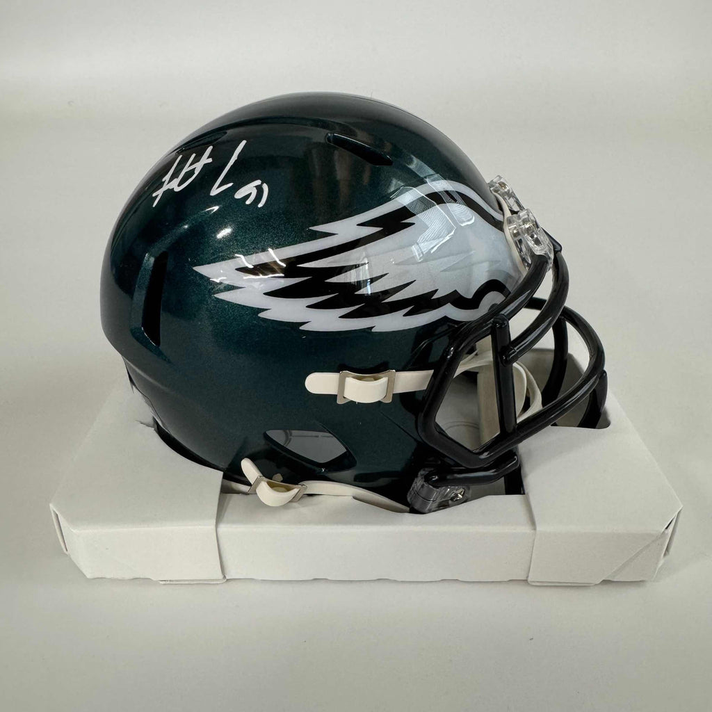 autographed-signed-fletcher-cox-philadelphia-eagles-mini-football-helmet-beckett-coa
