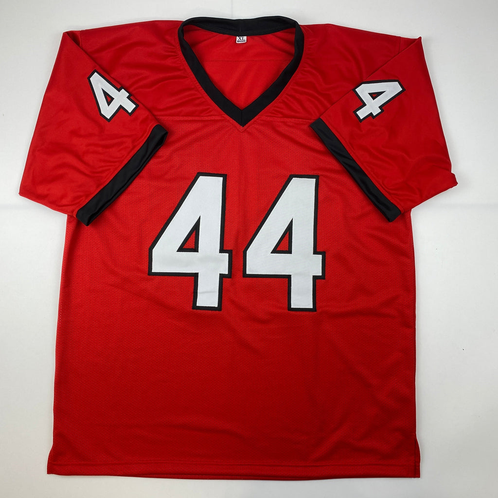 autographed-signed-travon-walker-georgia-red-college-football-jersey-beckett-bas-coa