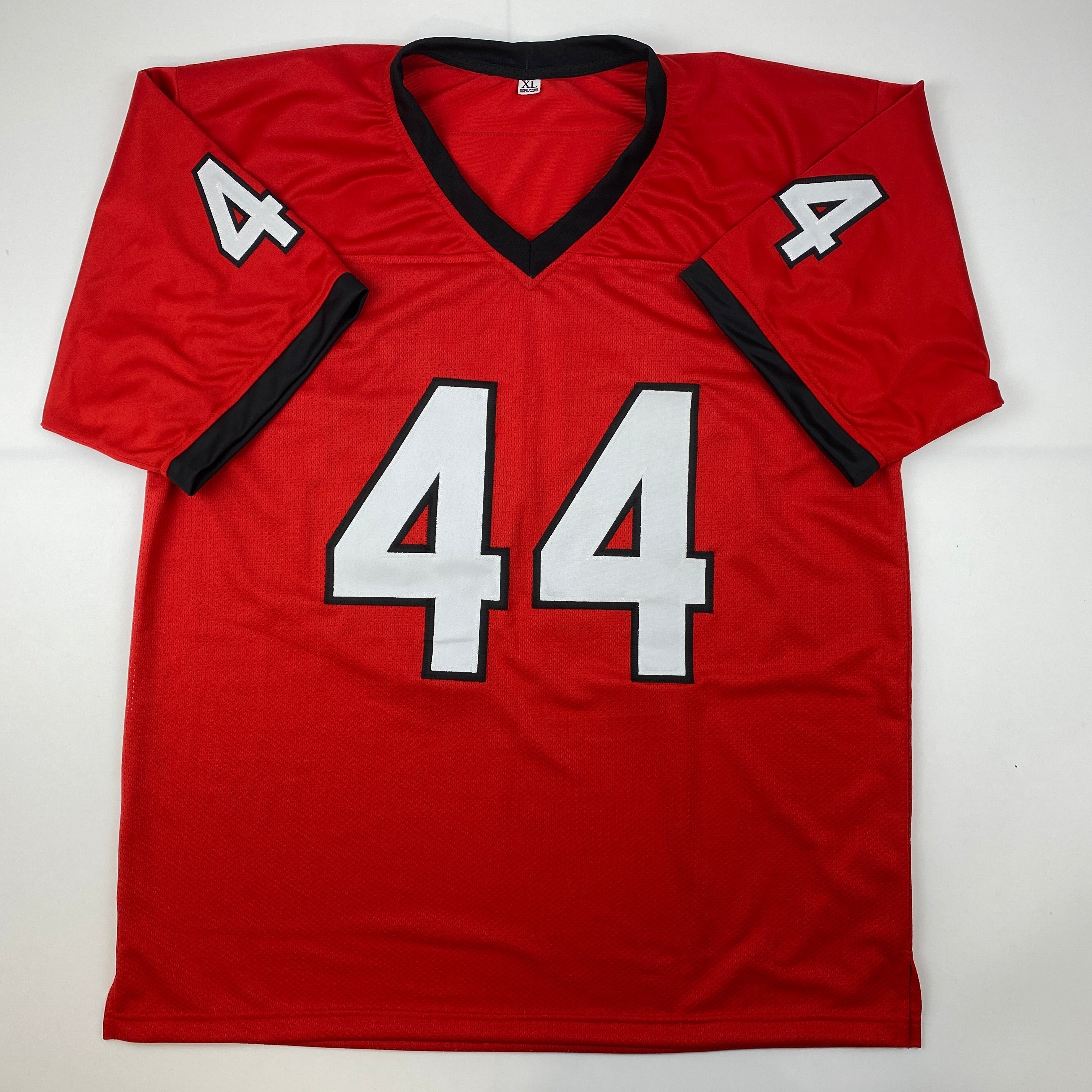 autographed-signed-travon-walker-georgia-red-college-football-jersey-beckett-bas-coa