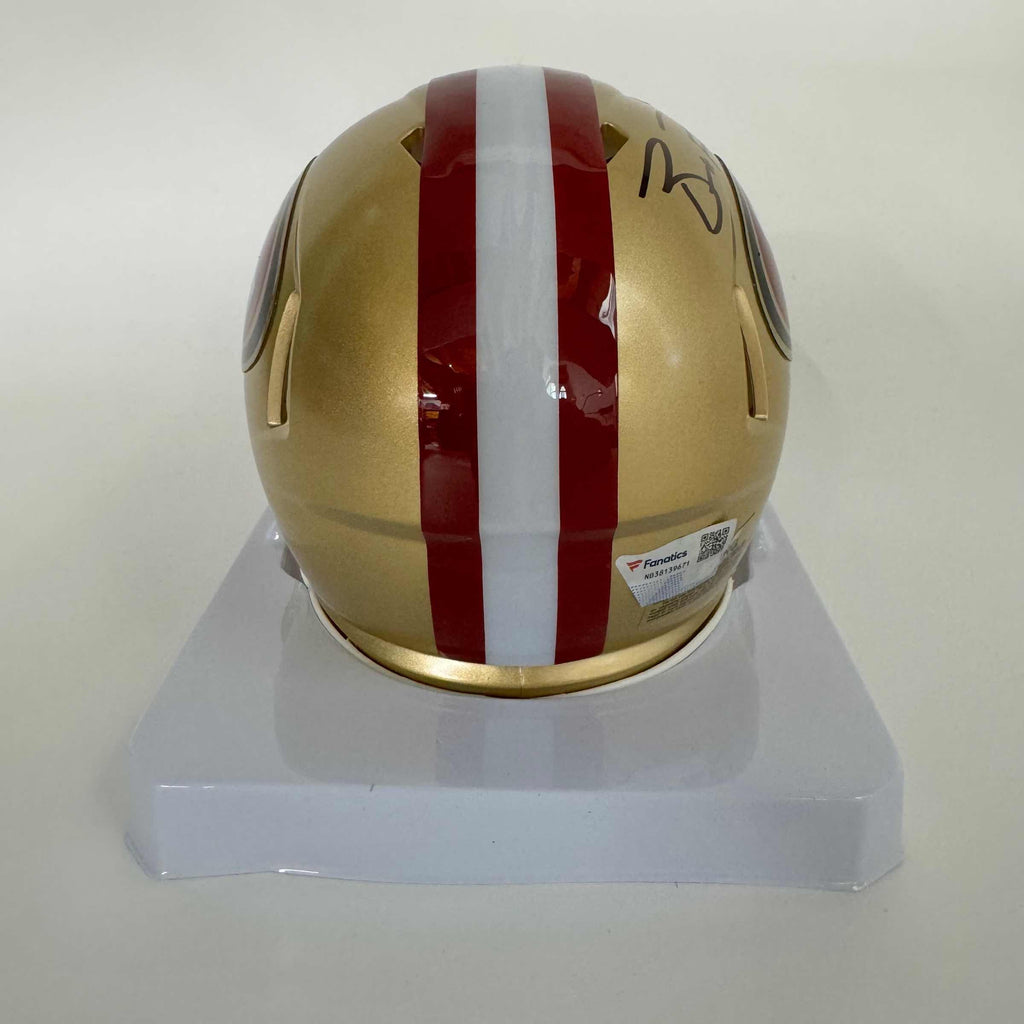 autographed-signed-brock-purdy-san-francisco-49ers-football-mini-helmet-fanatics-coa
