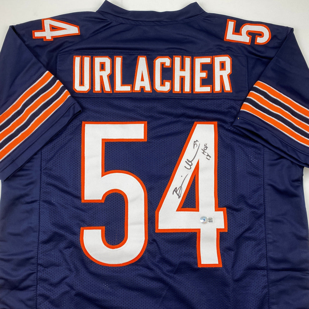 autographed-signed-brian-urlacher-hof-18-chicago-blue-football-jersey-beckett-bas-coa