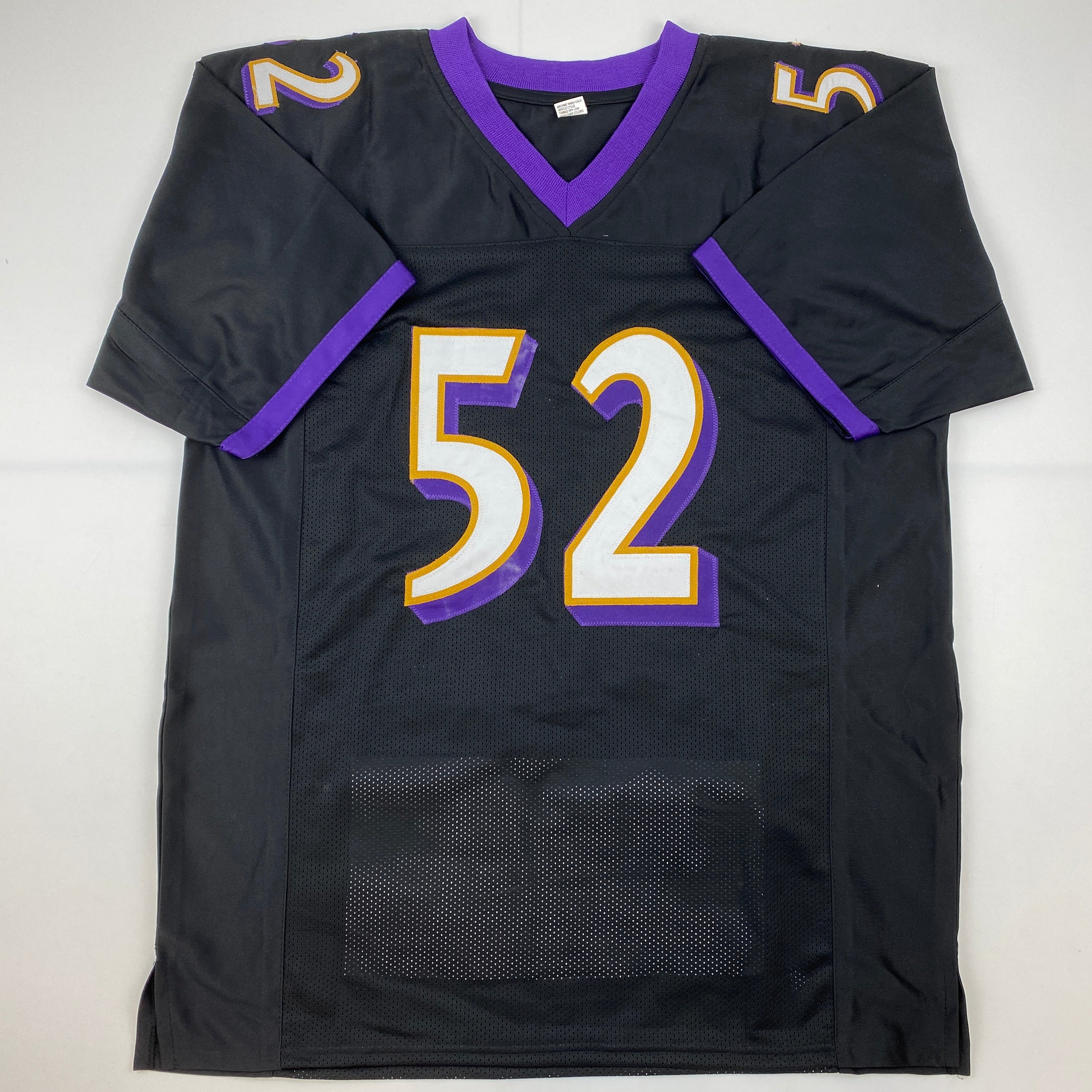 autographed-signed-ray-lewis-baltimore-black-stat-football-jersey-beckett-bas-coa
