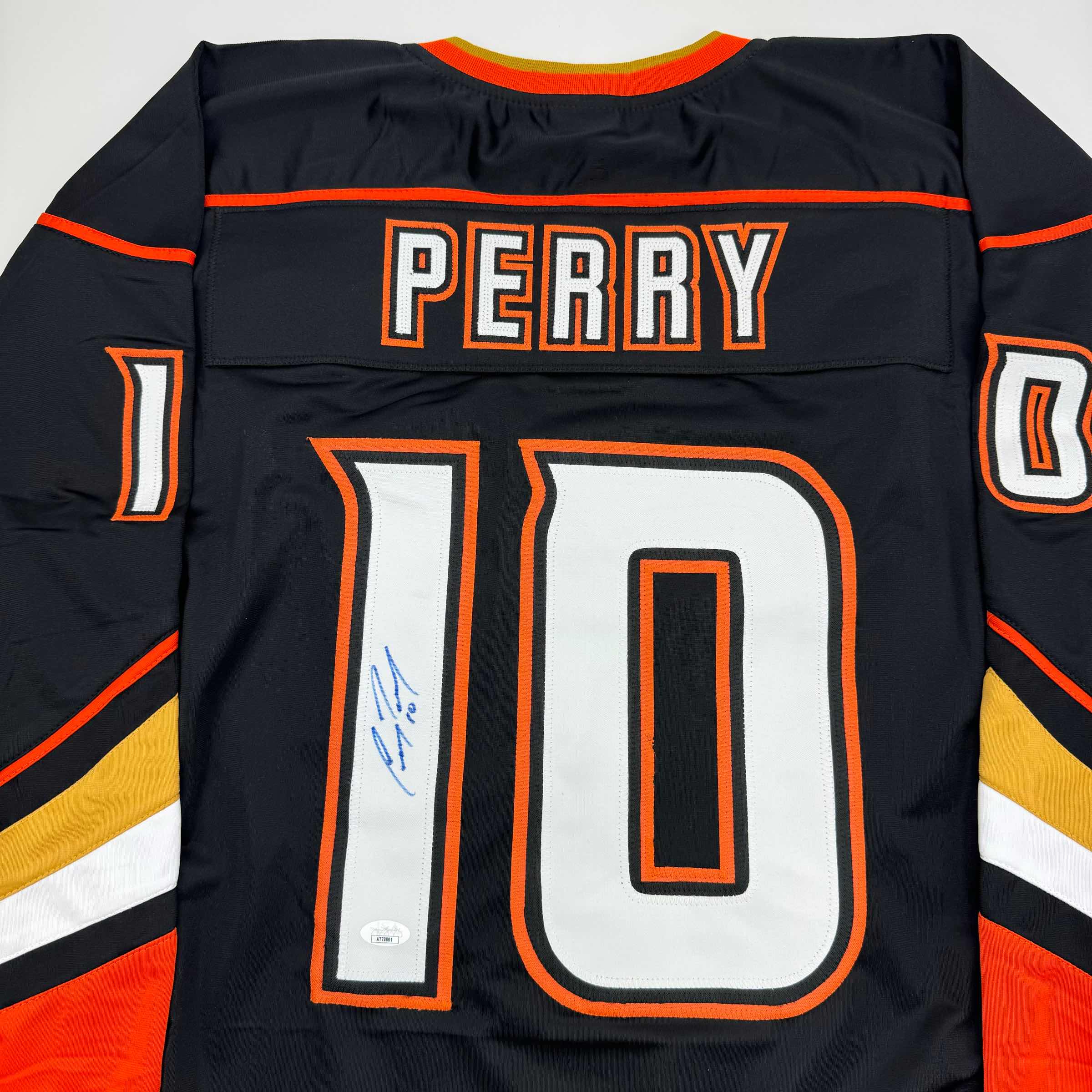autographed-signed-corey-perry-anaheim-black-hockey-jersey-jsa-coa