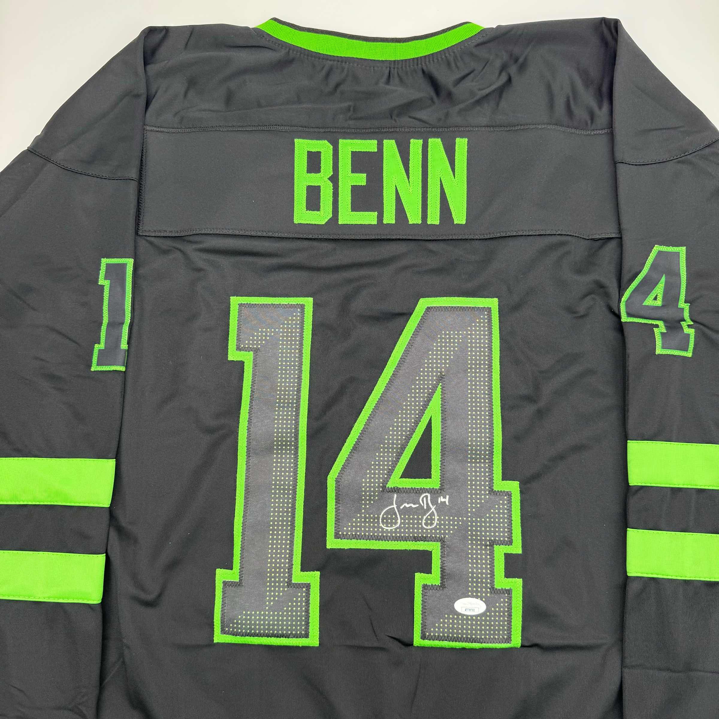 autographed-signed-jamie-benn-dallas-black-hockey-jersey-jsa-coa