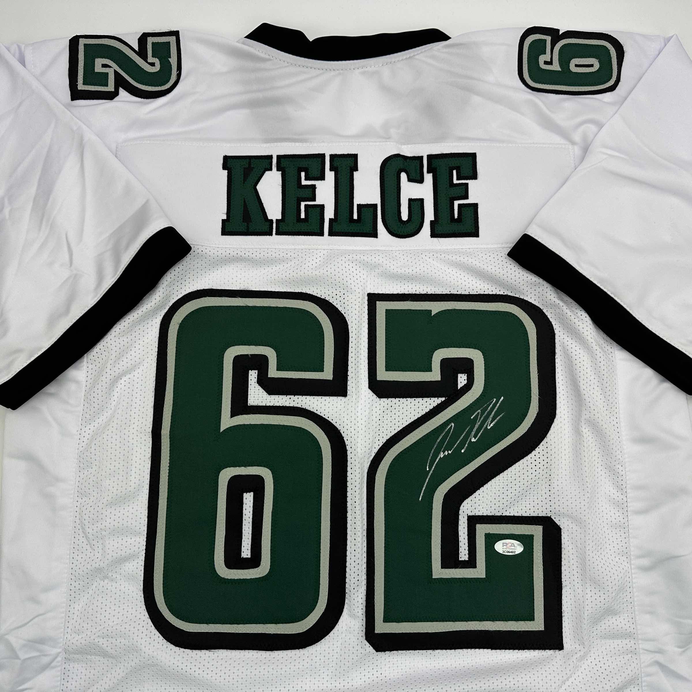 autographed-signed-jason-kelce-philadelphia-white-football-jersey-psa-dna-coa