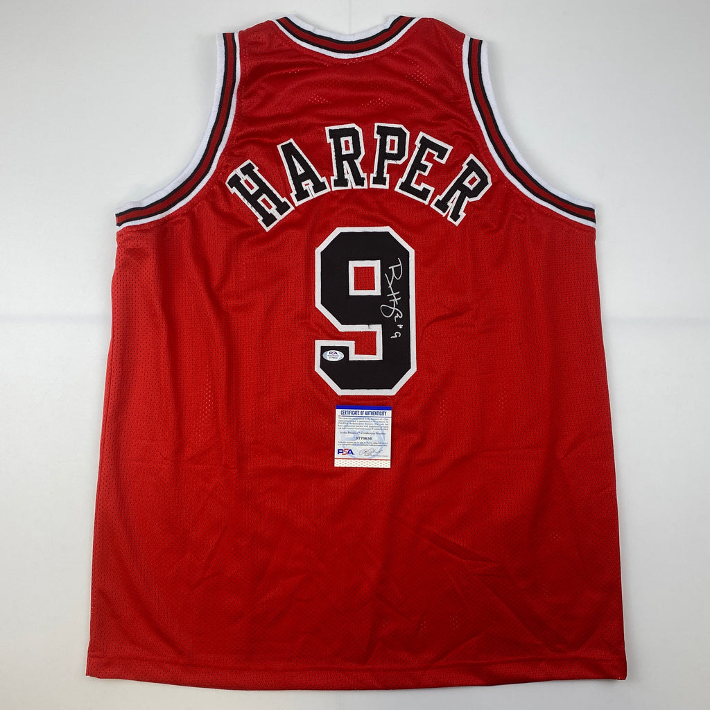 autographed-signed-ron-harper-chicago-red-basketball-jersey-psa-dna-coa