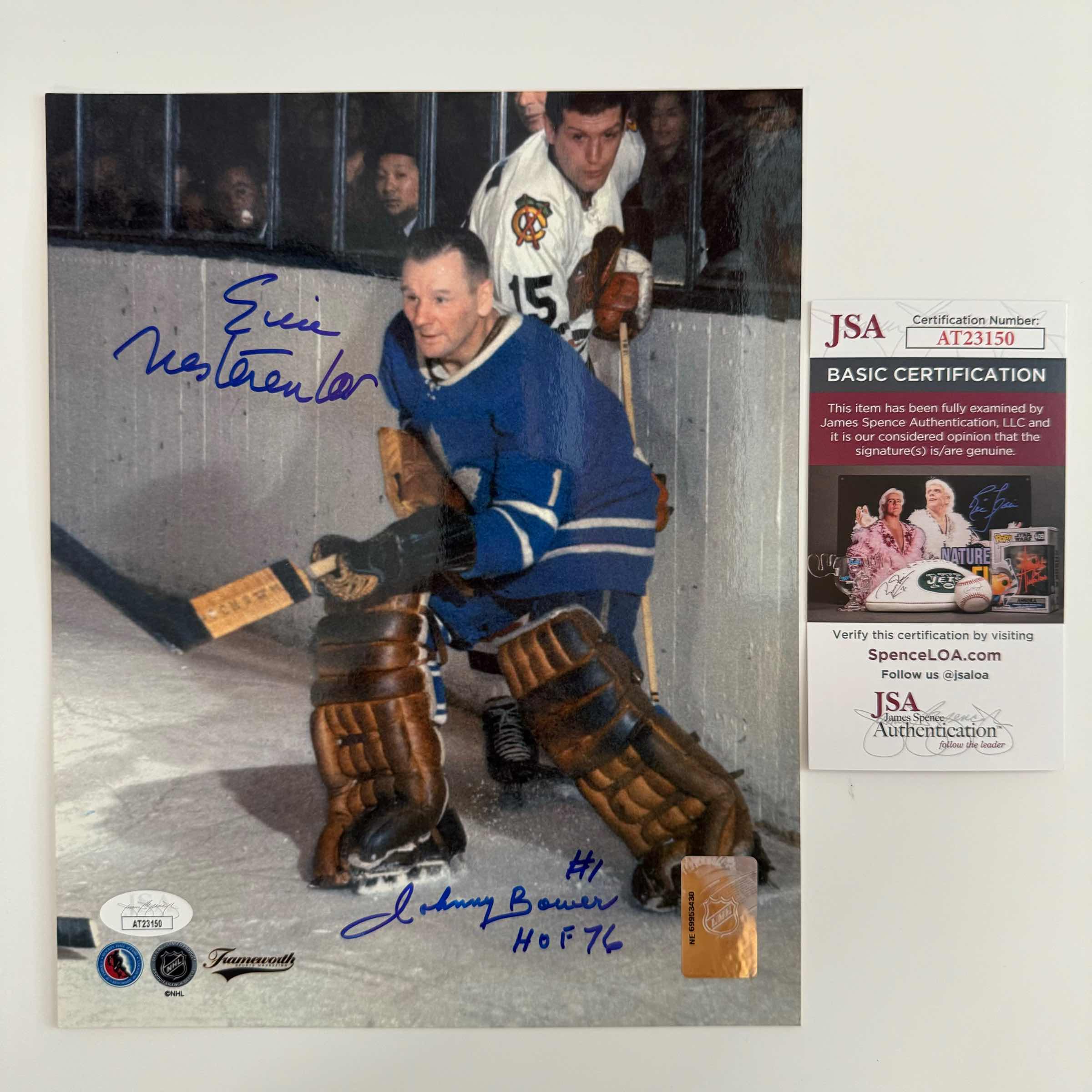 autographed-signed-johnny-bower-and-eric-nesterenko-8x10-hockey-photo-jsa-coa