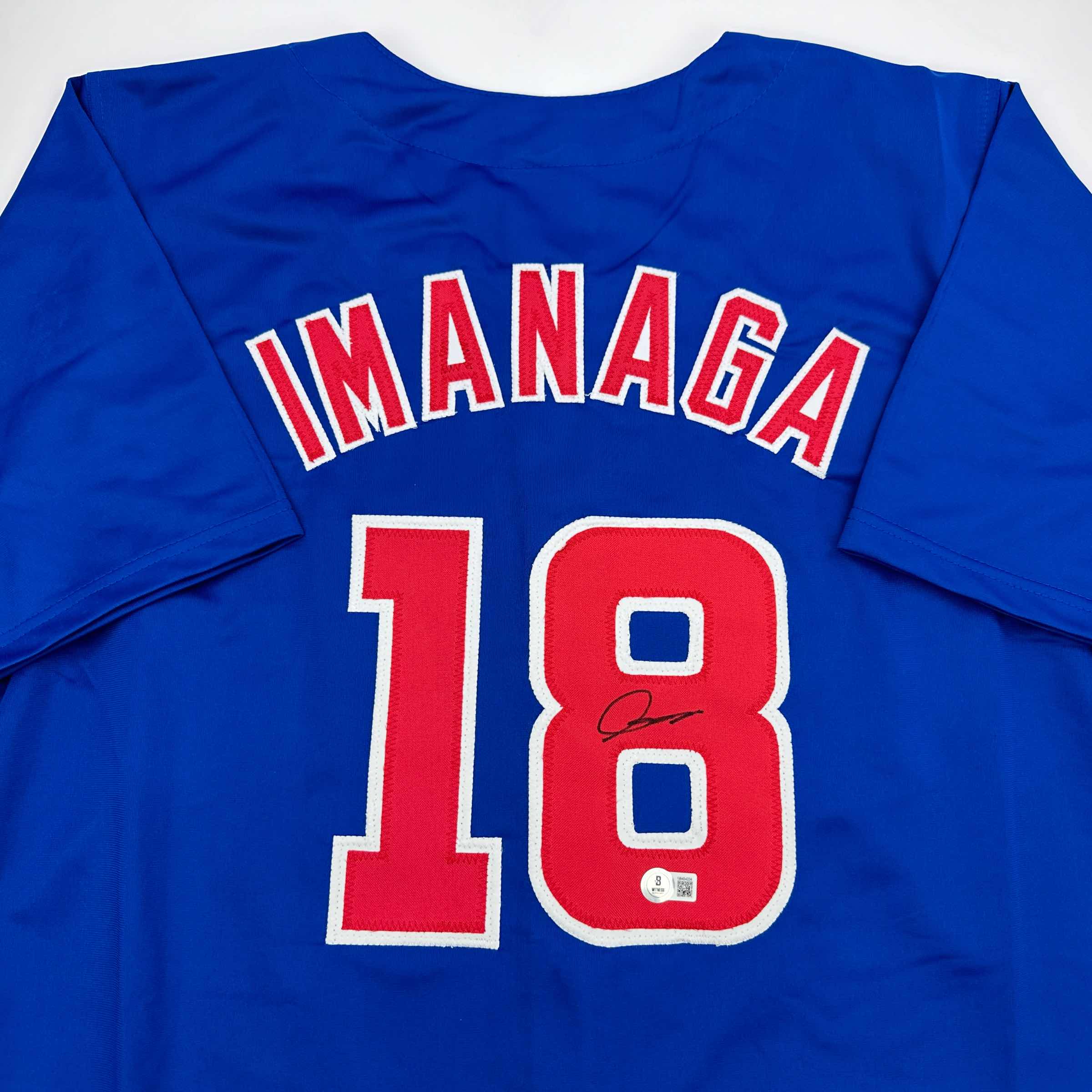 autographed-signed-shota-imanaga-chicago-blue-baseball-jersey-beckett-bas-coa