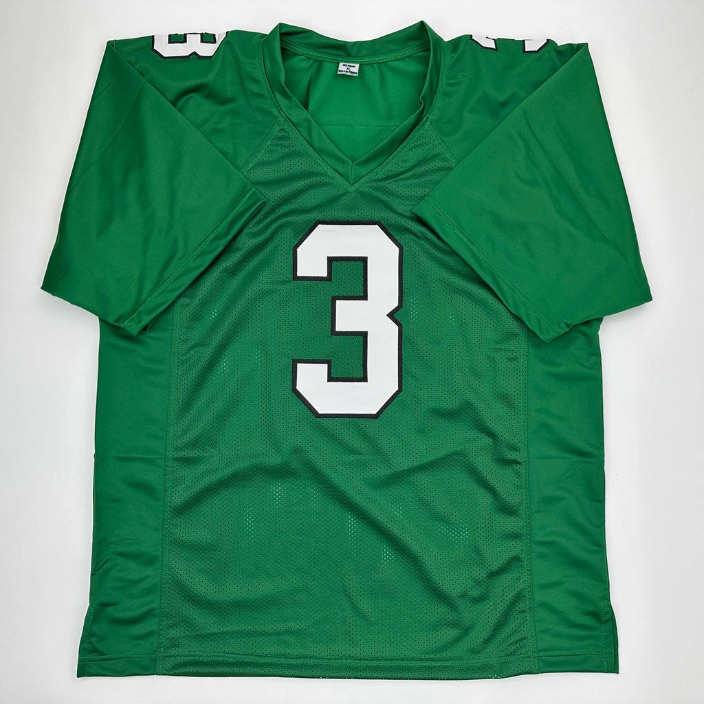 autographed-signed-nolan-smith-jr-philadelphia-kelly-green-football-jersey-jsa-coa