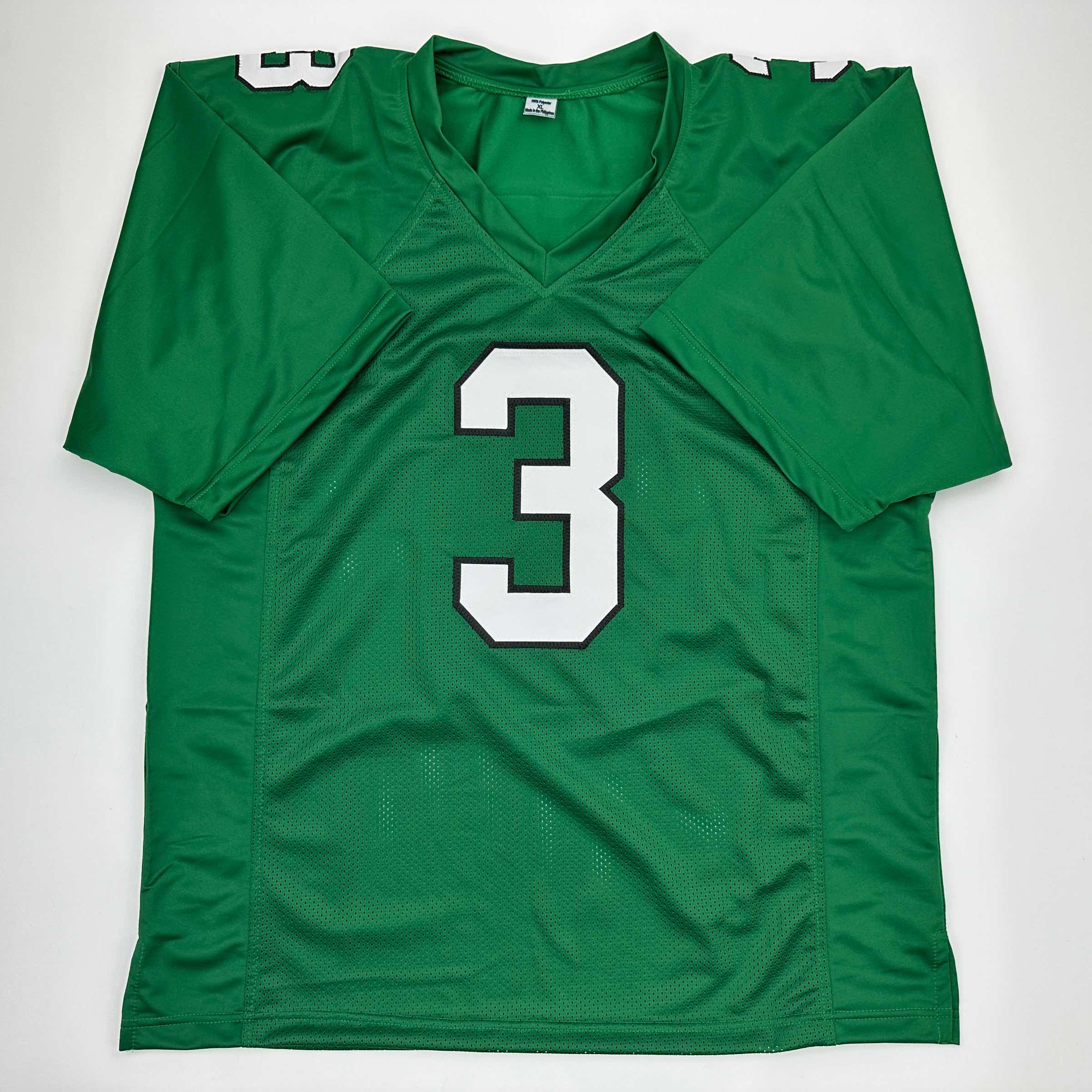 autographed-signed-nolan-smith-jr-philadelphia-kelly-green-football-jersey-jsa-coa