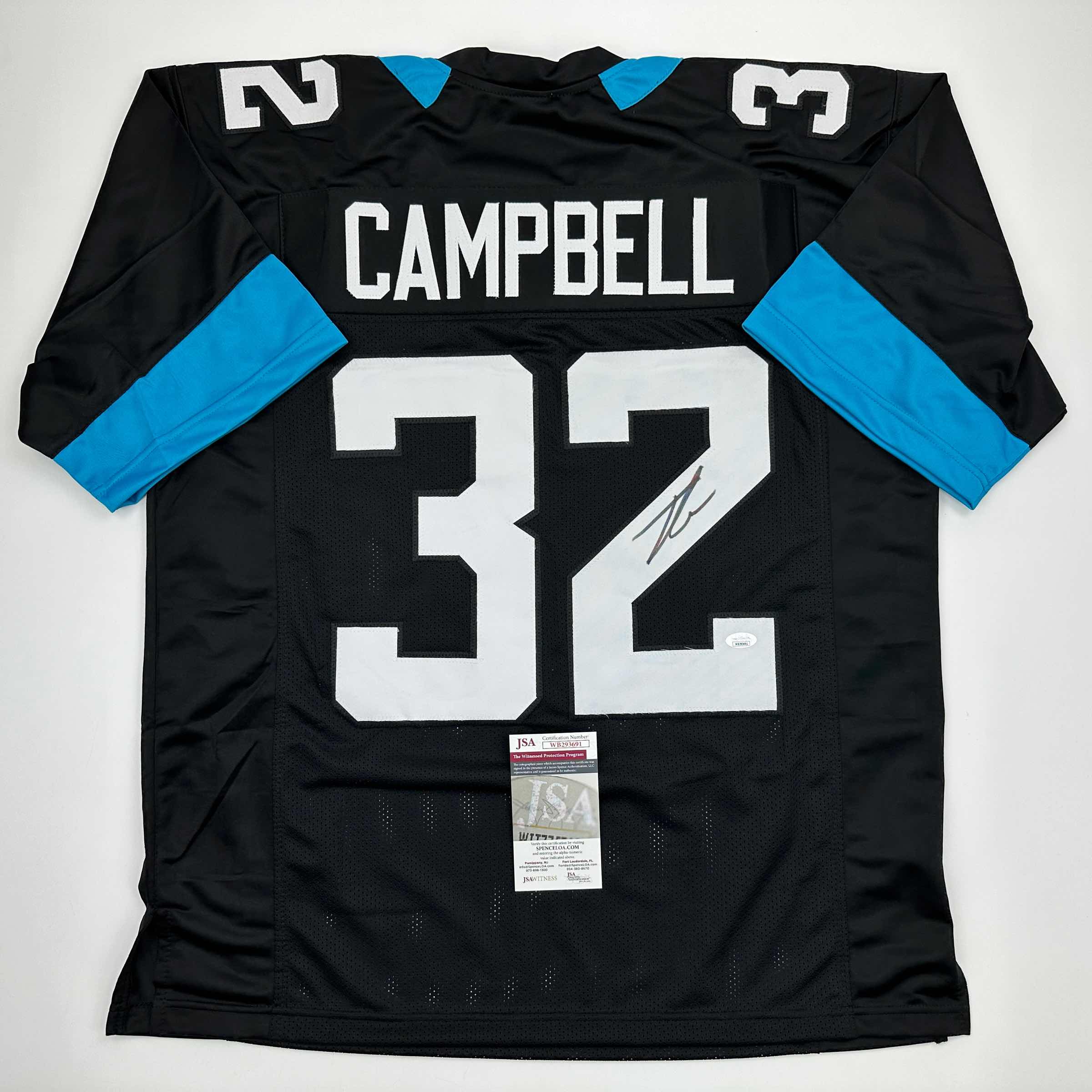 autographed-signed-tyson-campbell-jacksonville-black-football-jersey-jsa-coa